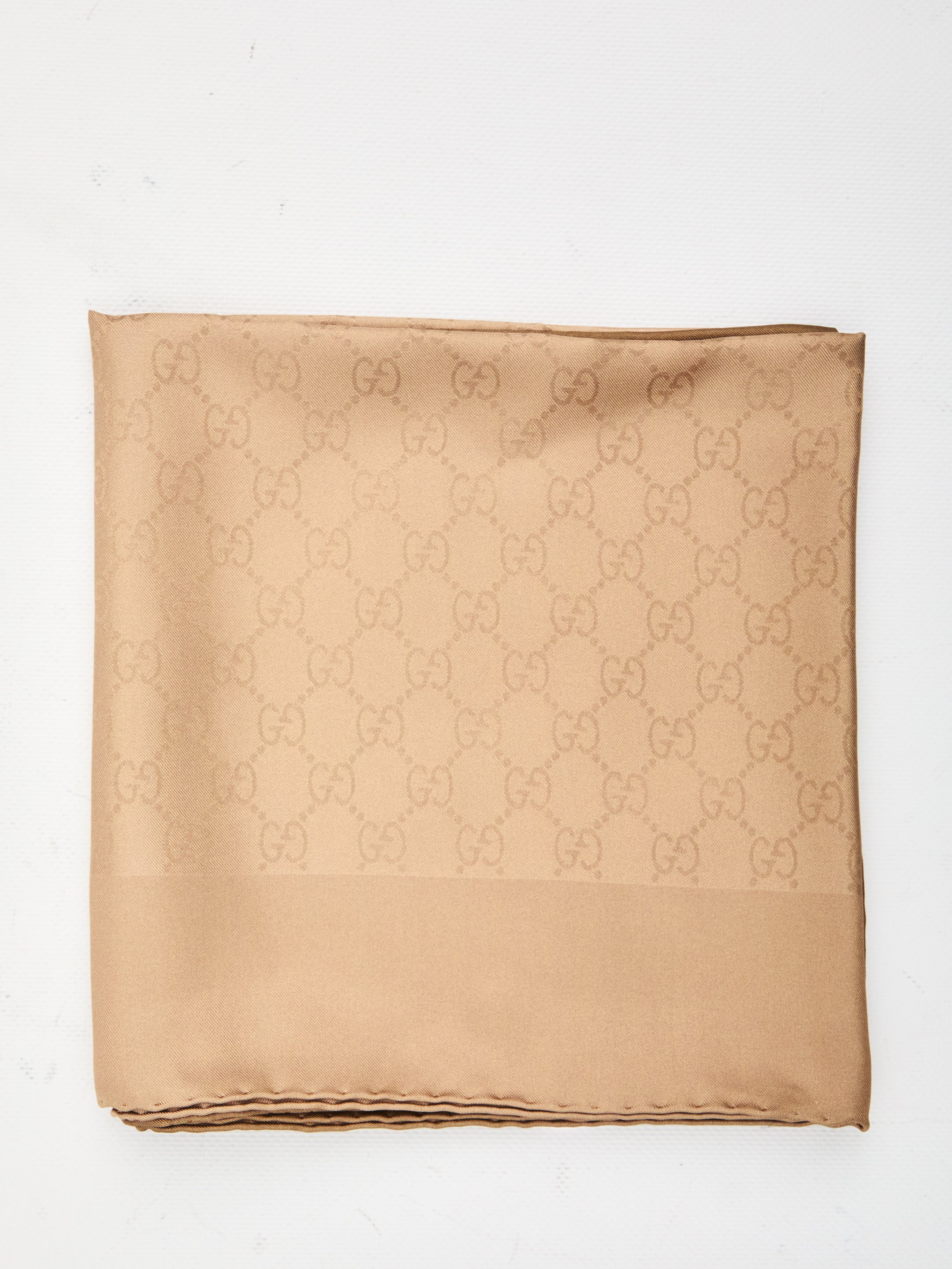 GUCCI Jacquard Silk Carré 90 x 90 cm