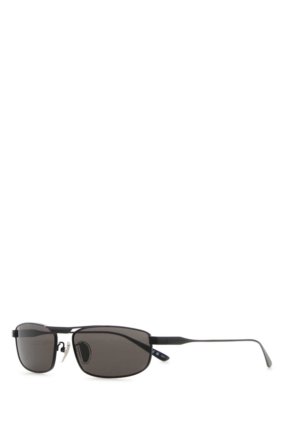 BALENCIAGA Metal Tag Rectangle Sunglasses