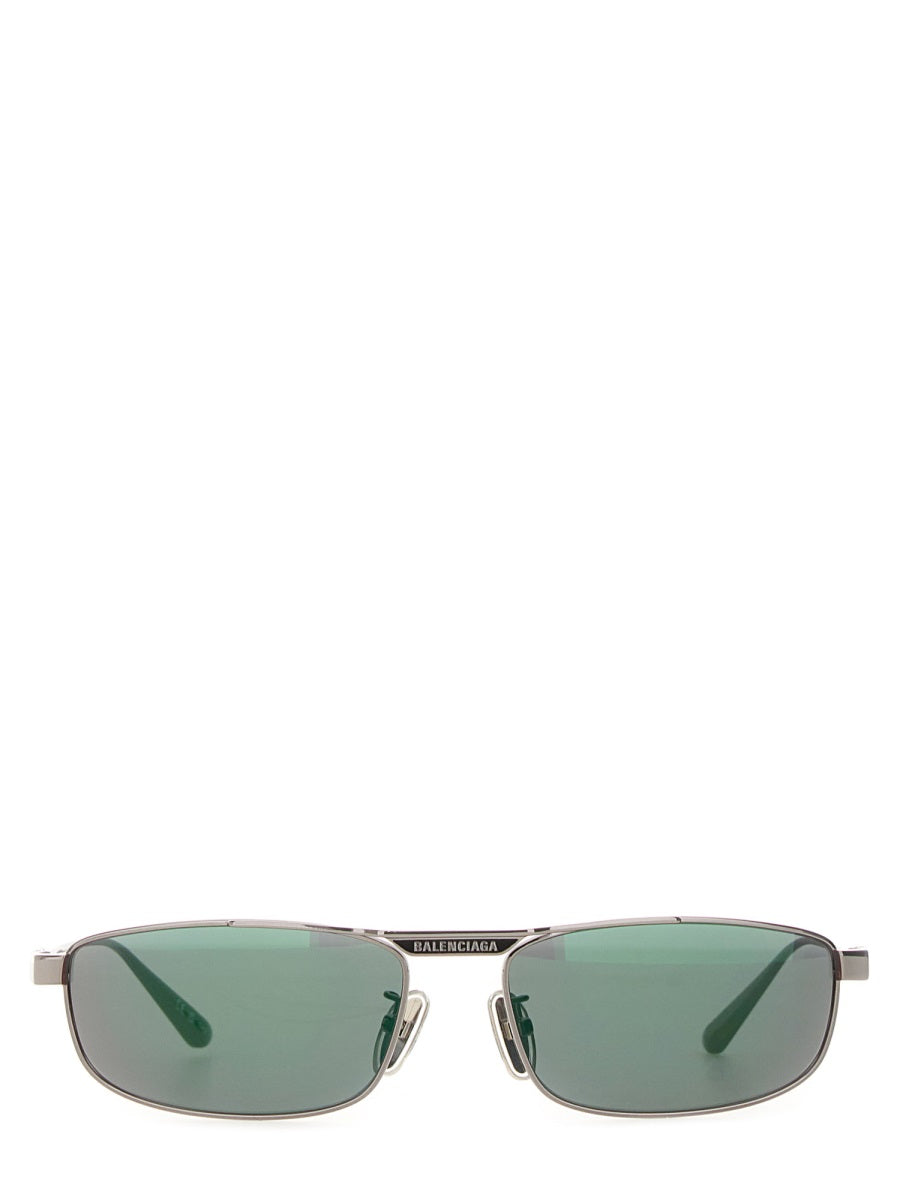 BALENCIAGA Rectangle Sunglasses for Women - Stylish Metal Design