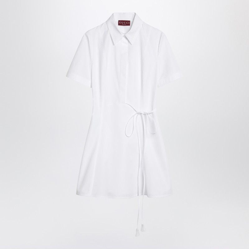 GUCCI Mini Cotton Shirt Dress
