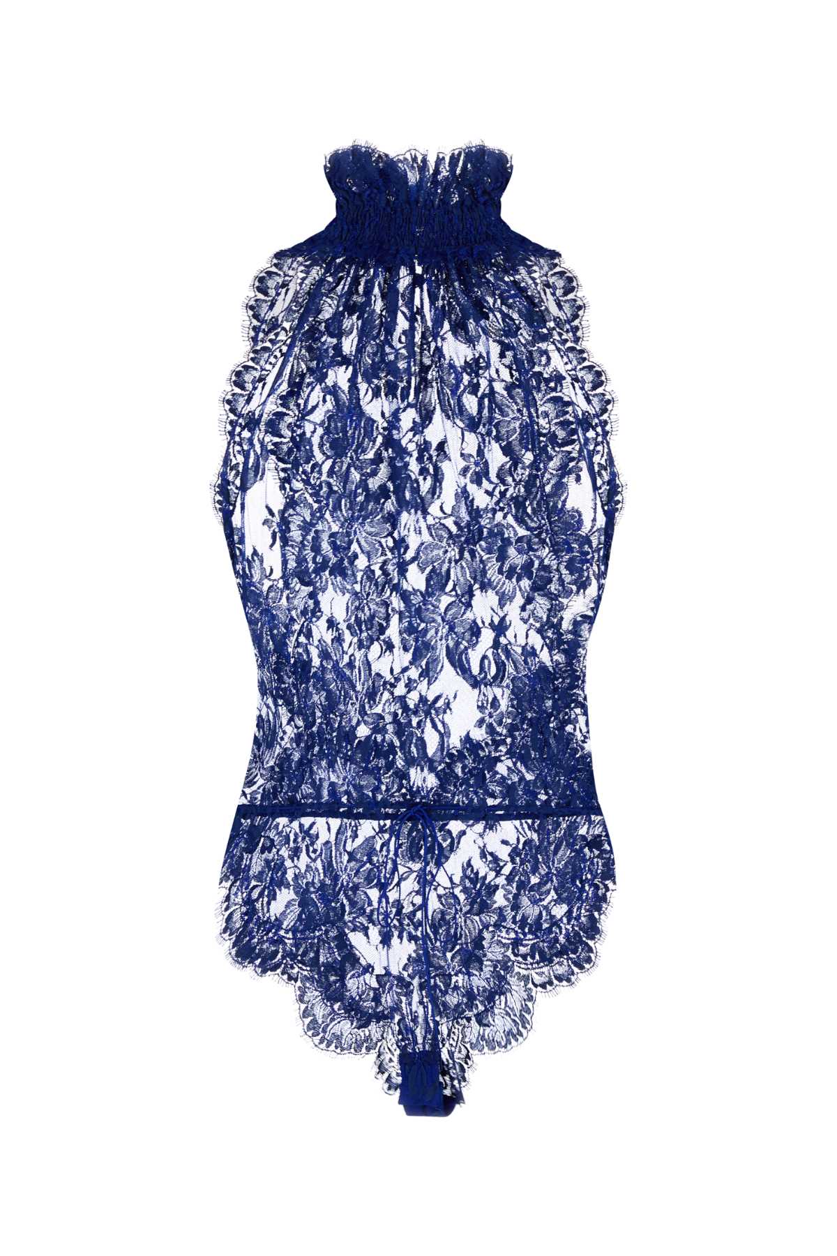 SAINT LAURENT Lace Mini Bodysuit for Women