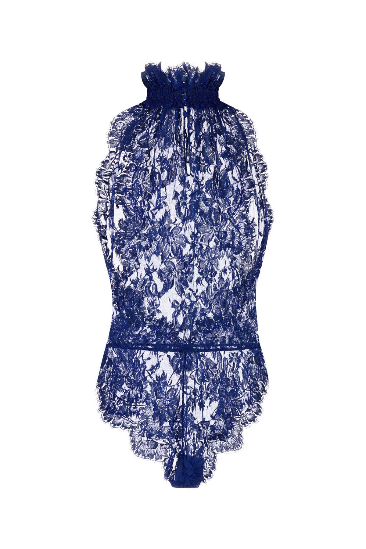 SAINT LAURENT Lace Mini Bodysuit for Women
