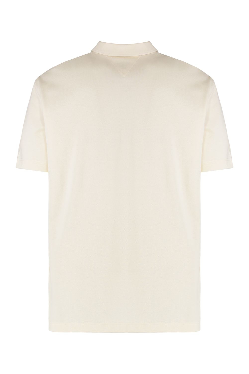 BOTTEGA VENETA Fine Cotton Piqué Polo T-Shirt for Men