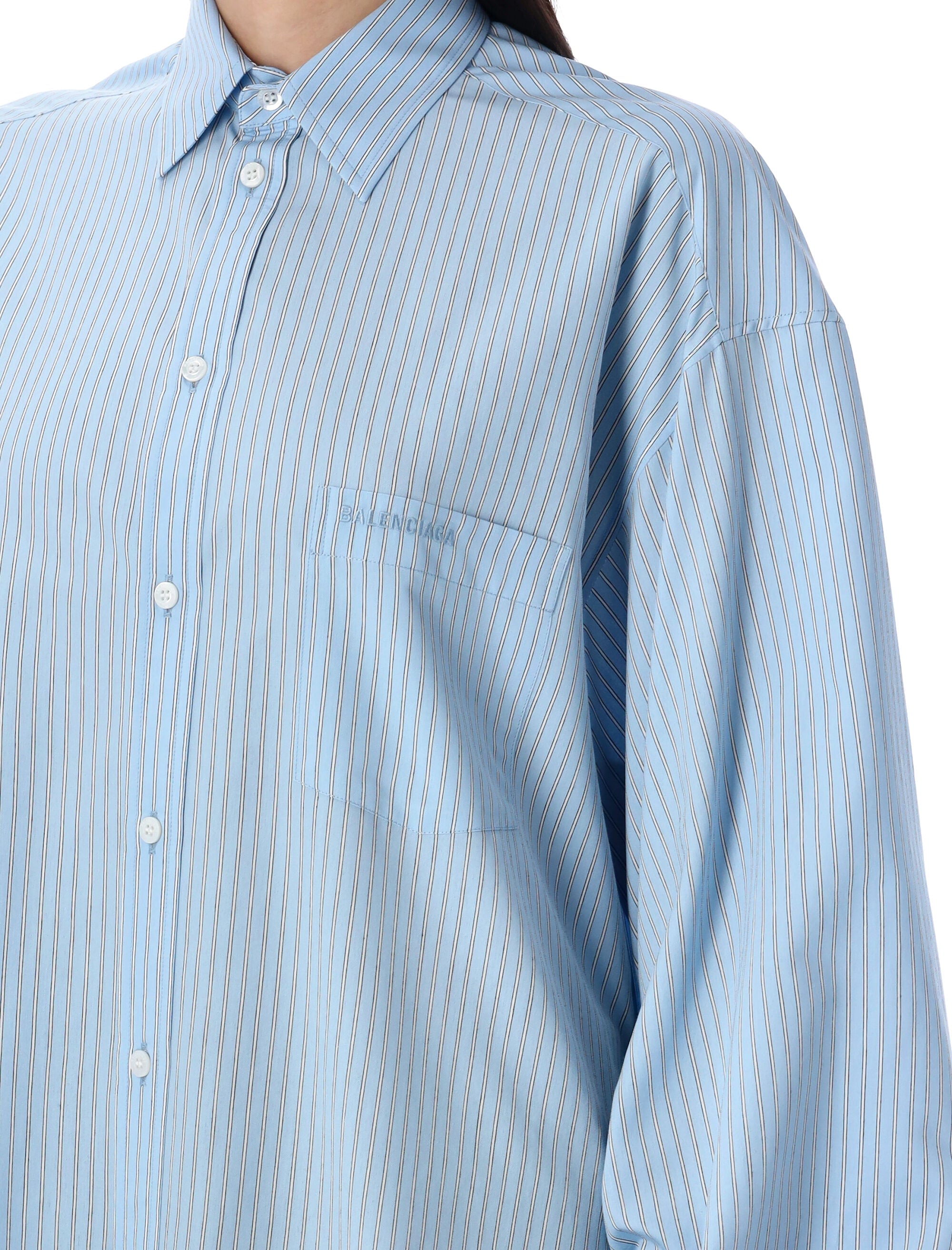 BALENCIAGA Knot-Cuffed Blouse - Size 1