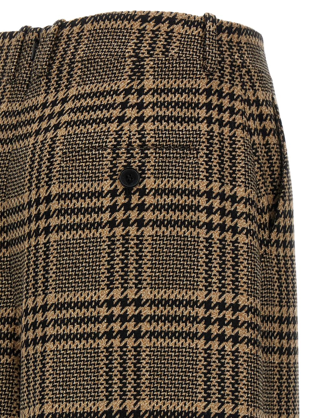 SAINT LAURENT Prince of Wales Trousers for Women