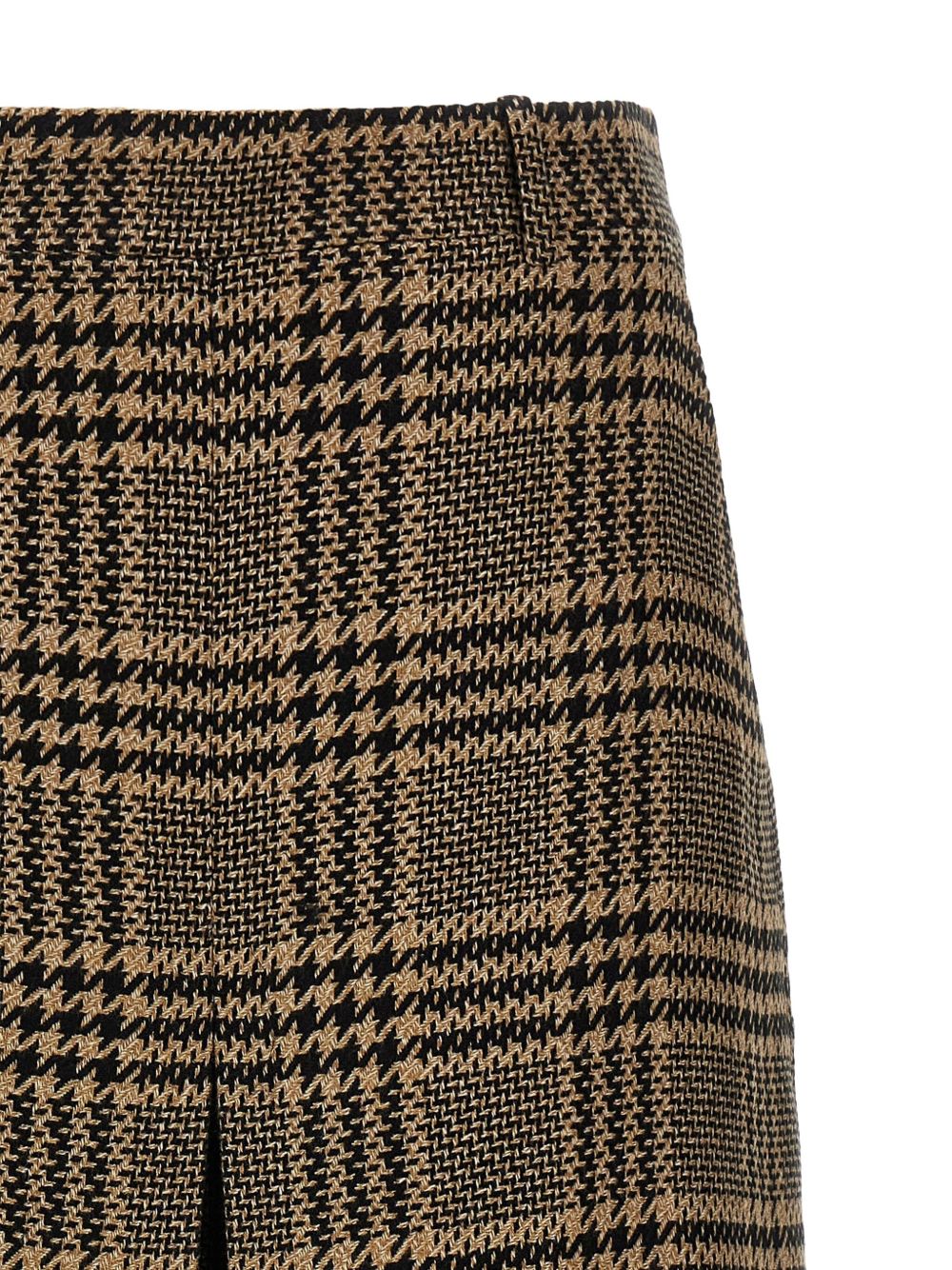 SAINT LAURENT Prince of Wales Trousers for Women