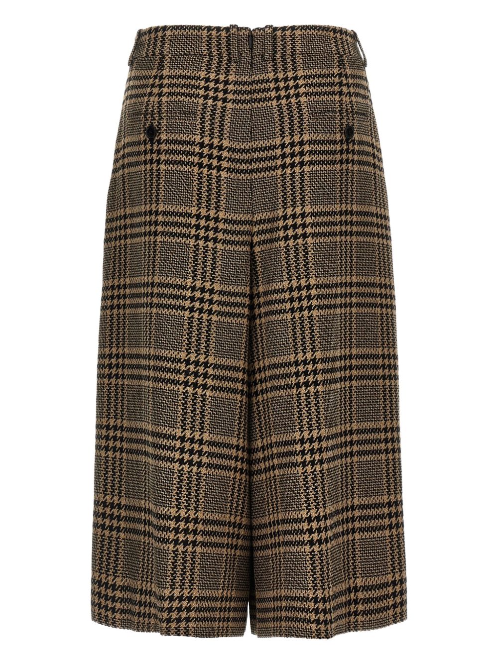 SAINT LAURENT Prince of Wales Trousers for Women
