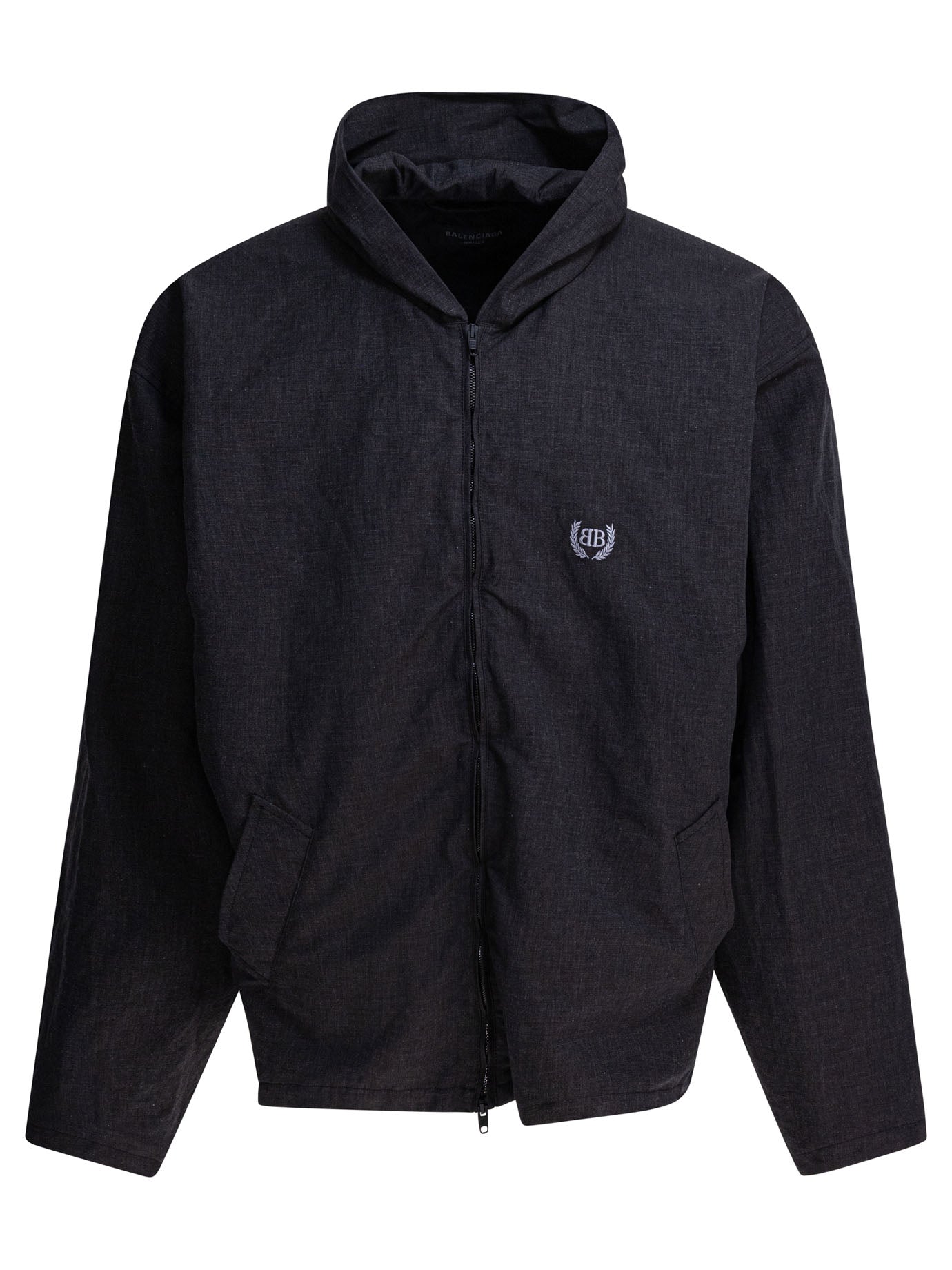 BALENCIAGA Hooded Zip-Up Jacket for Men - FW25 Collection