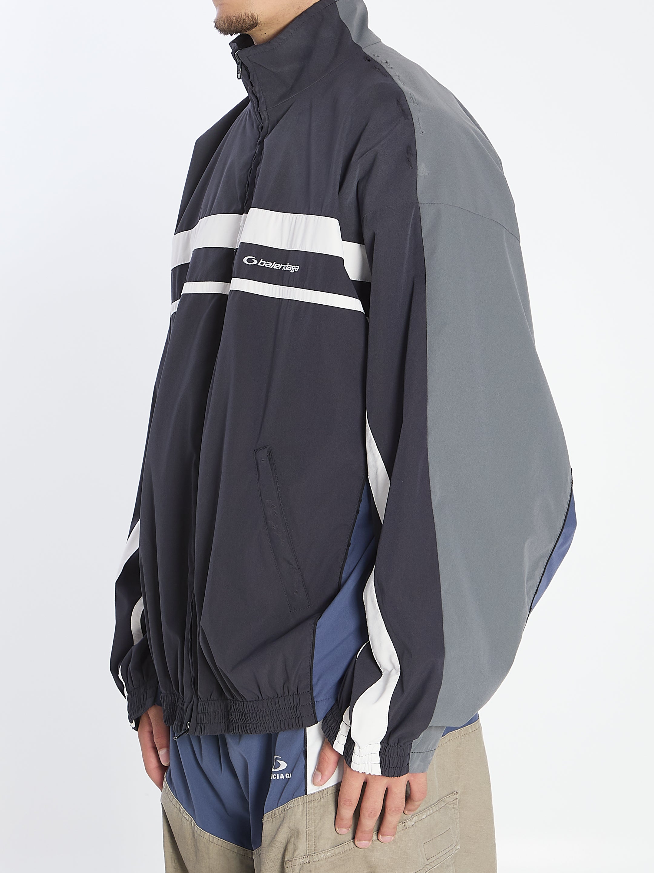 BALENCIAGA 50/50 Tracksuit Jacket - Oversized Fit