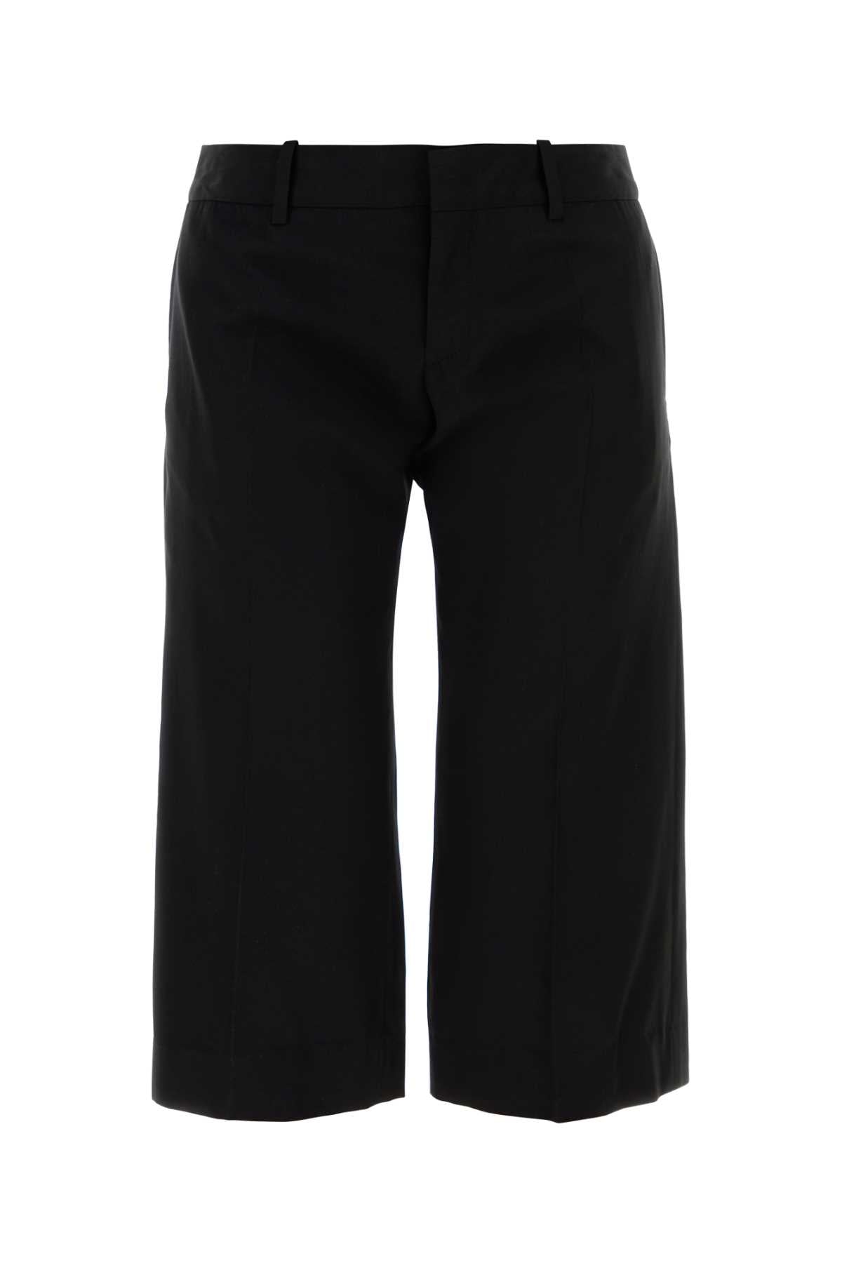 BALENCIAGA Lyocell Mini Capri Pants for Women
