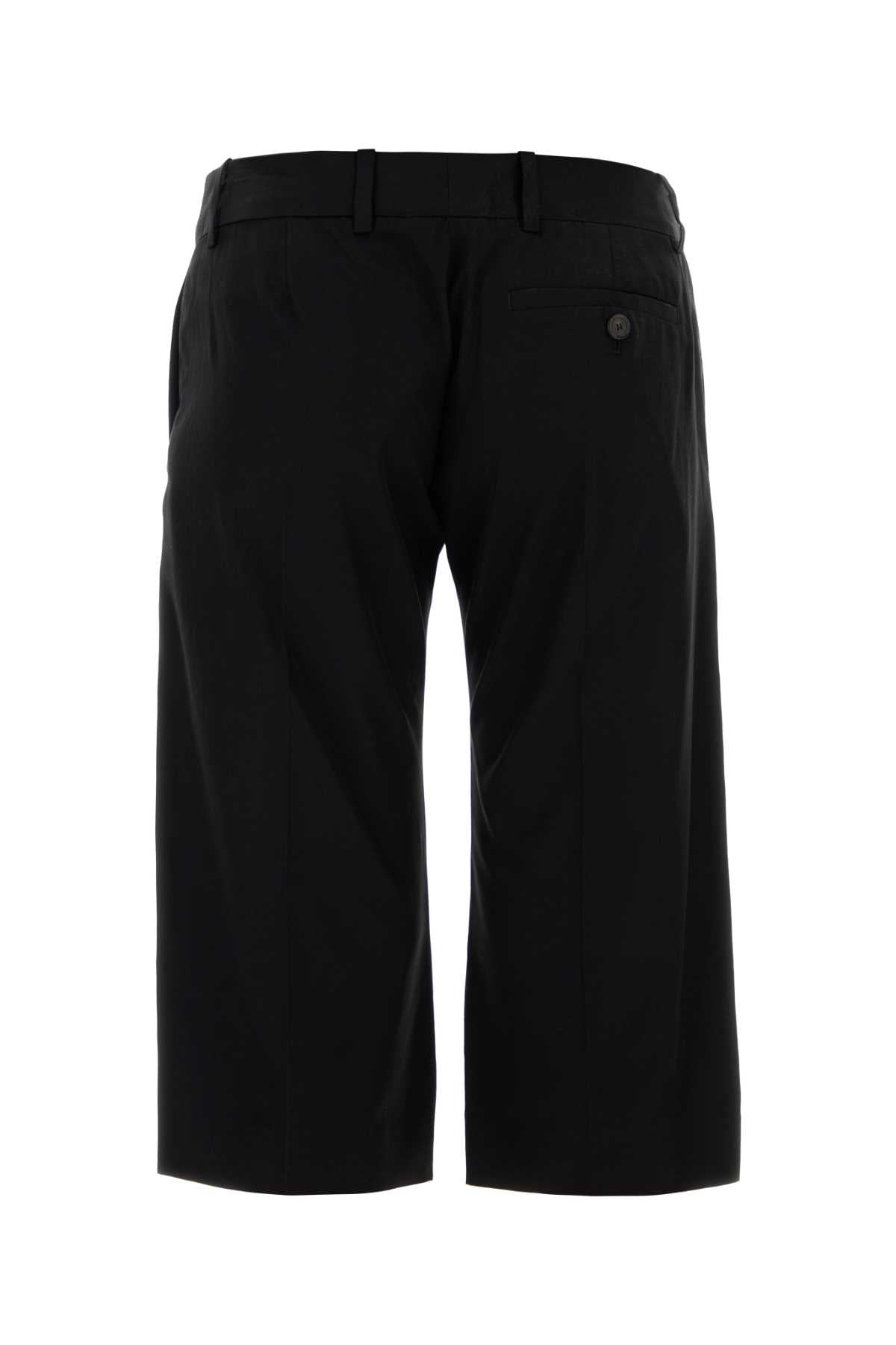 BALENCIAGA Lyocell Mini Capri Pants for Women