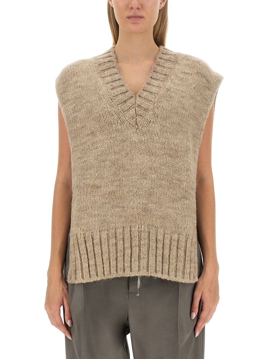 MAISON MARGIELA Oversized Knit Vest - Size S