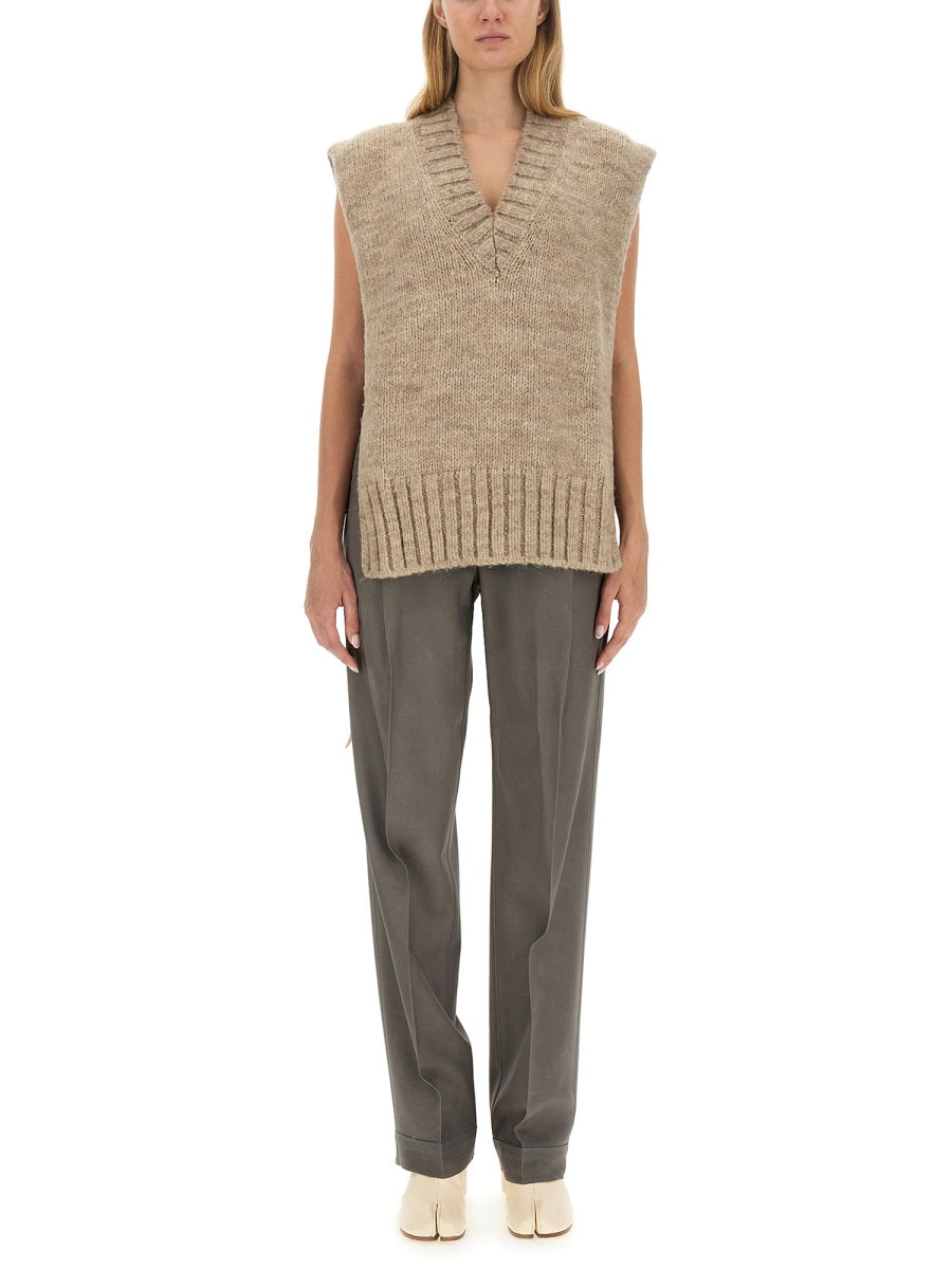 MAISON MARGIELA Oversized Knit Vest - Size S