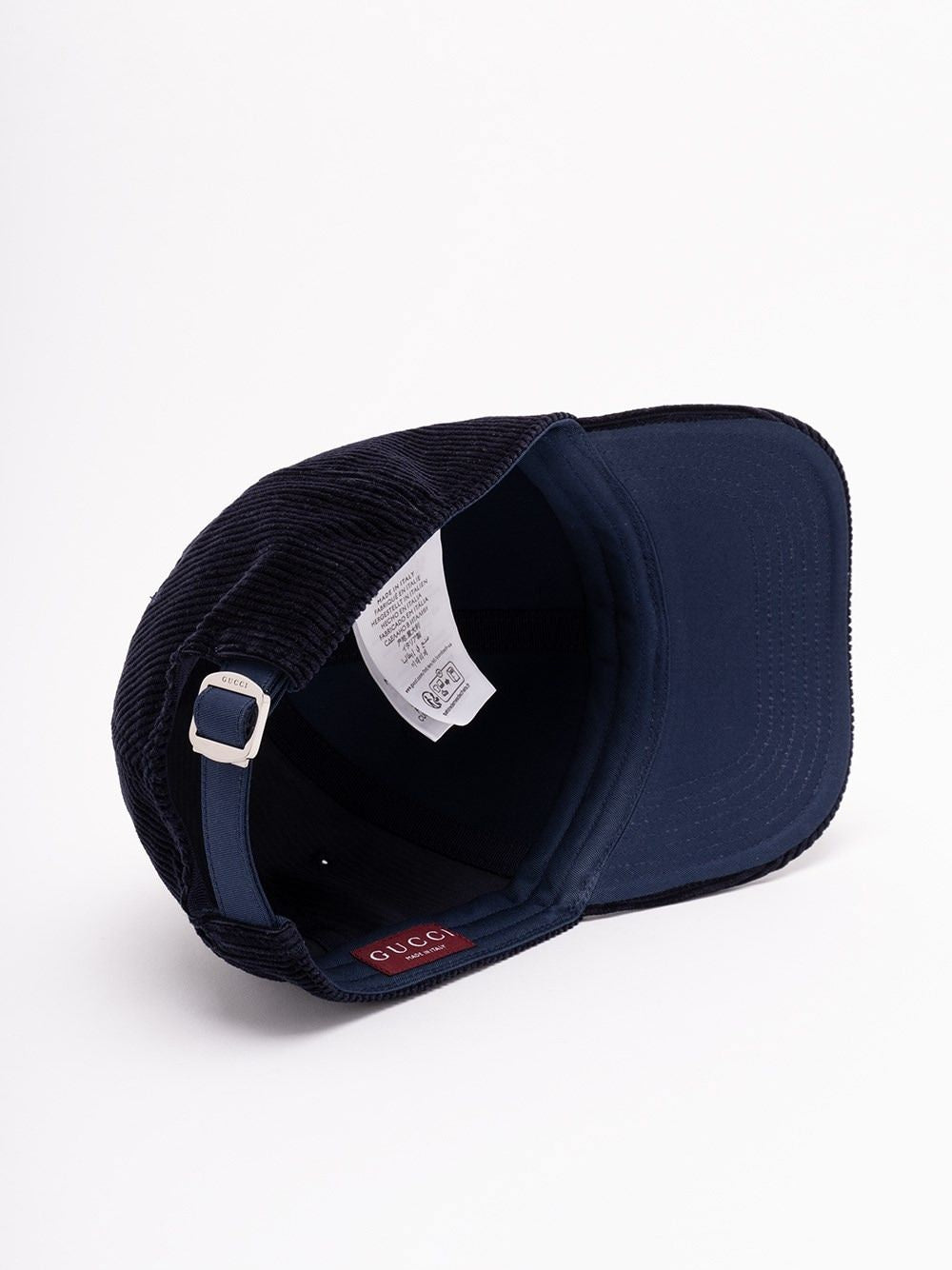 GUCCI Corduroy Baseball Cap - Men's Fashion Accessory
