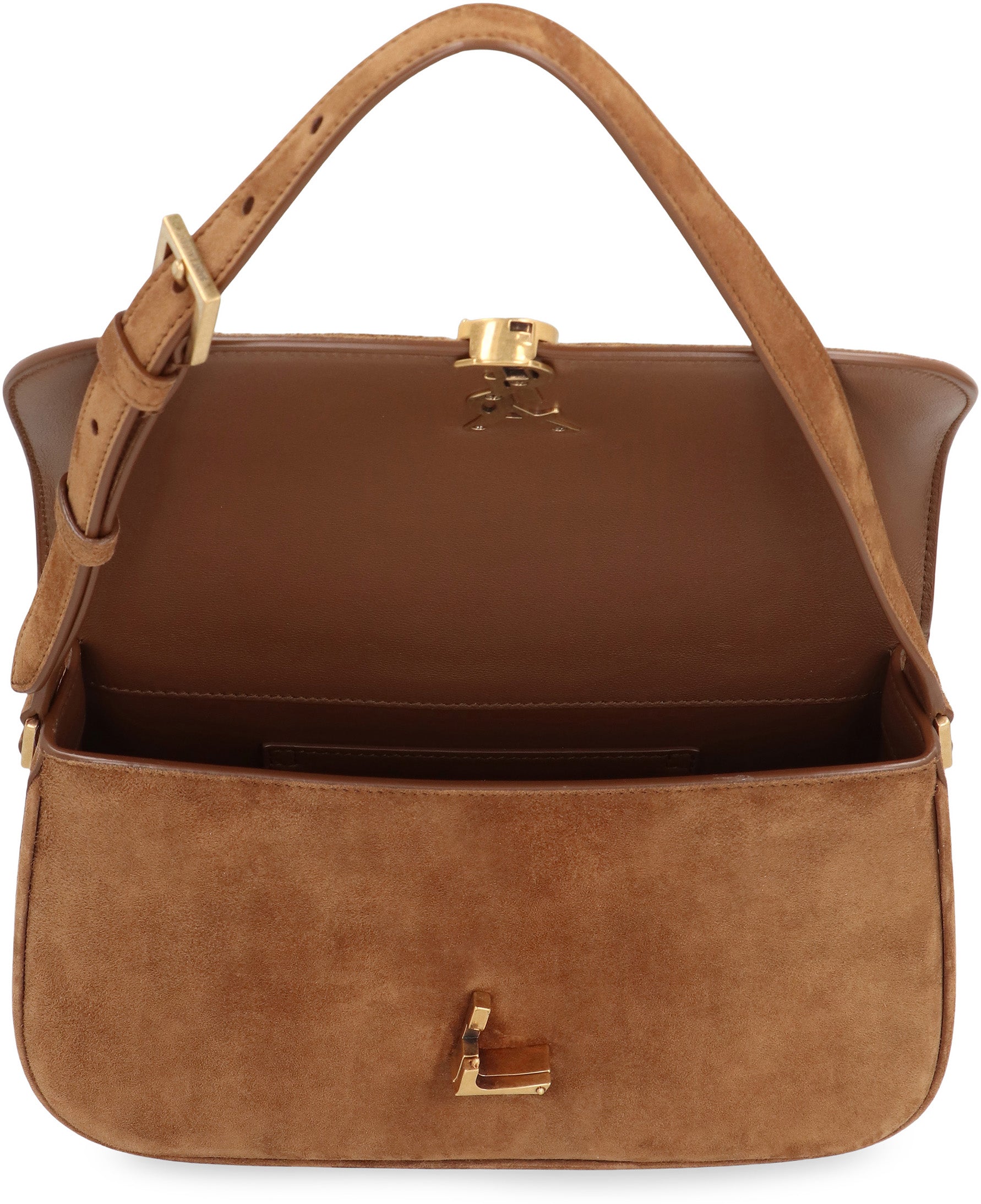 SAINT LAURENT Mini Suede Shoulder Handbag