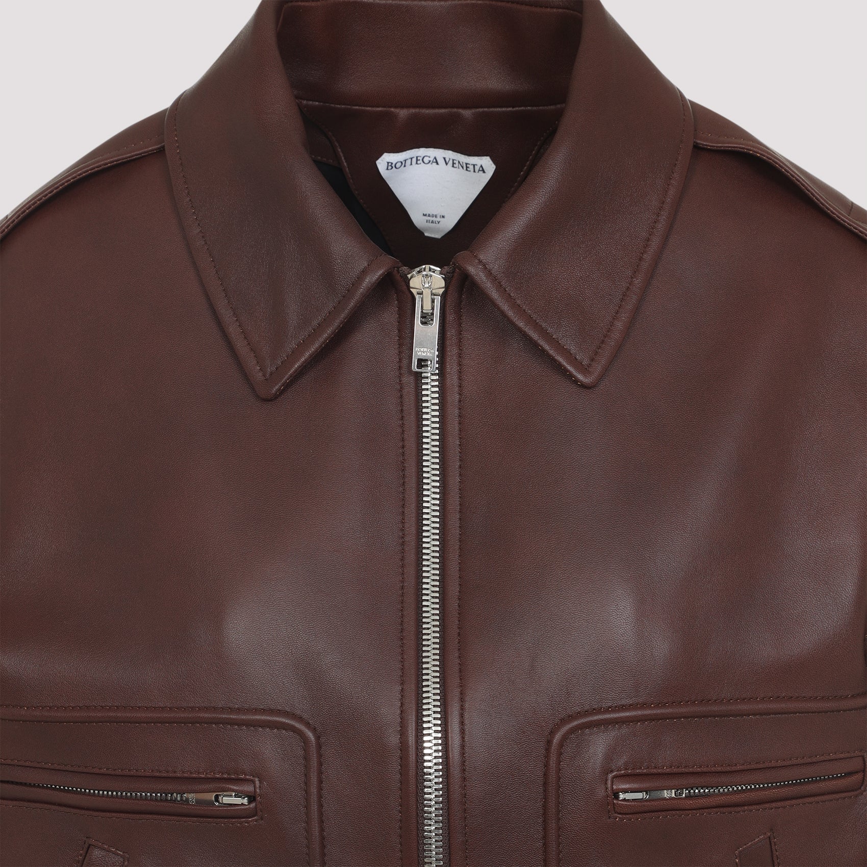 BOTTEGA VENETA Padded Leather Blouson - Regular Fit