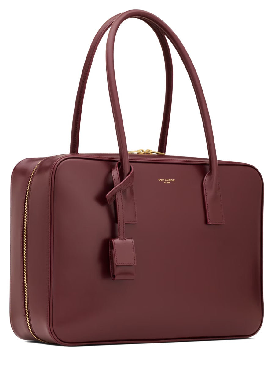 SAINT LAURENT Sleek Sac Of Jour Bowling Handbag