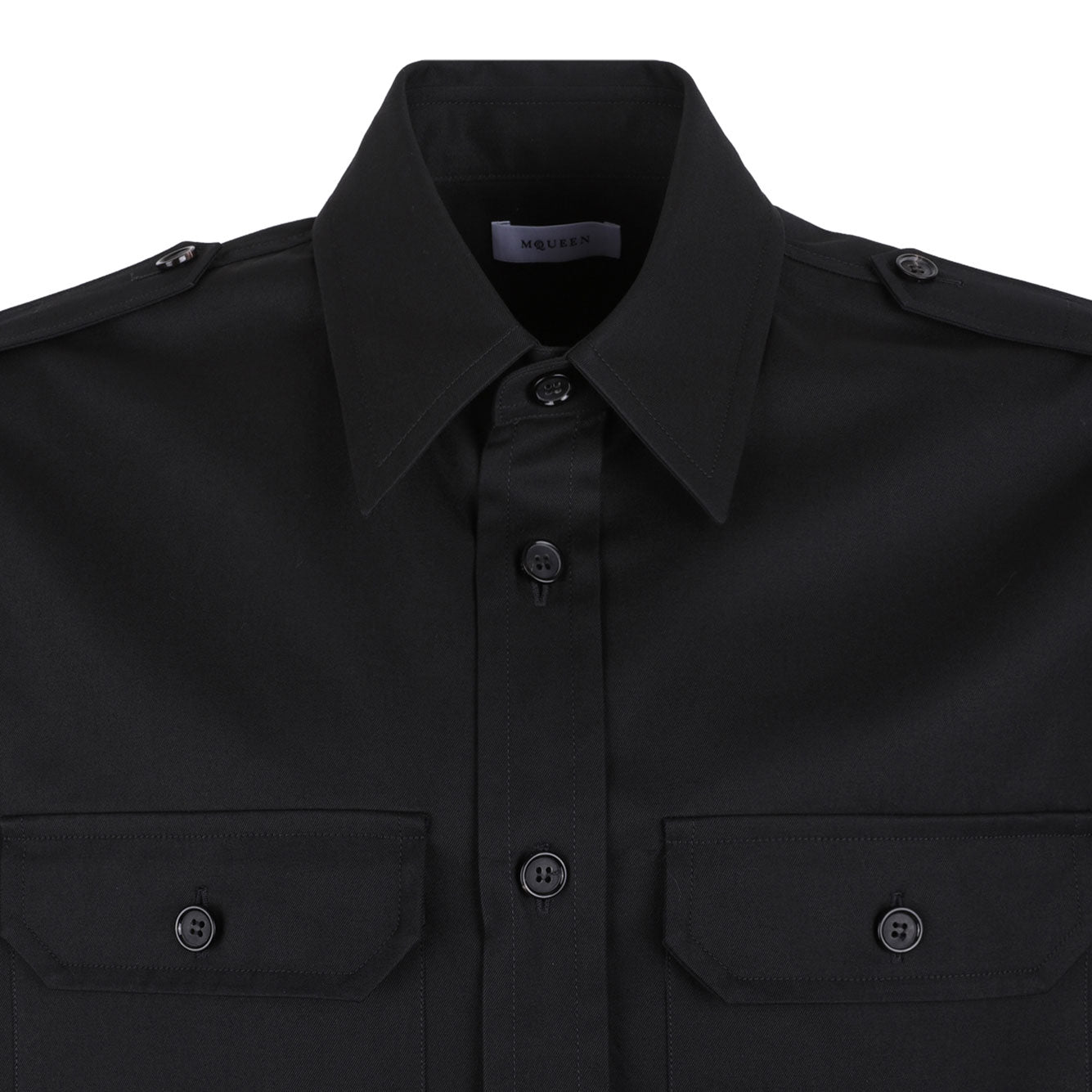 ALEXANDER MCQUEEN Elevated Cotton Shirt for Men - FW25 Collection