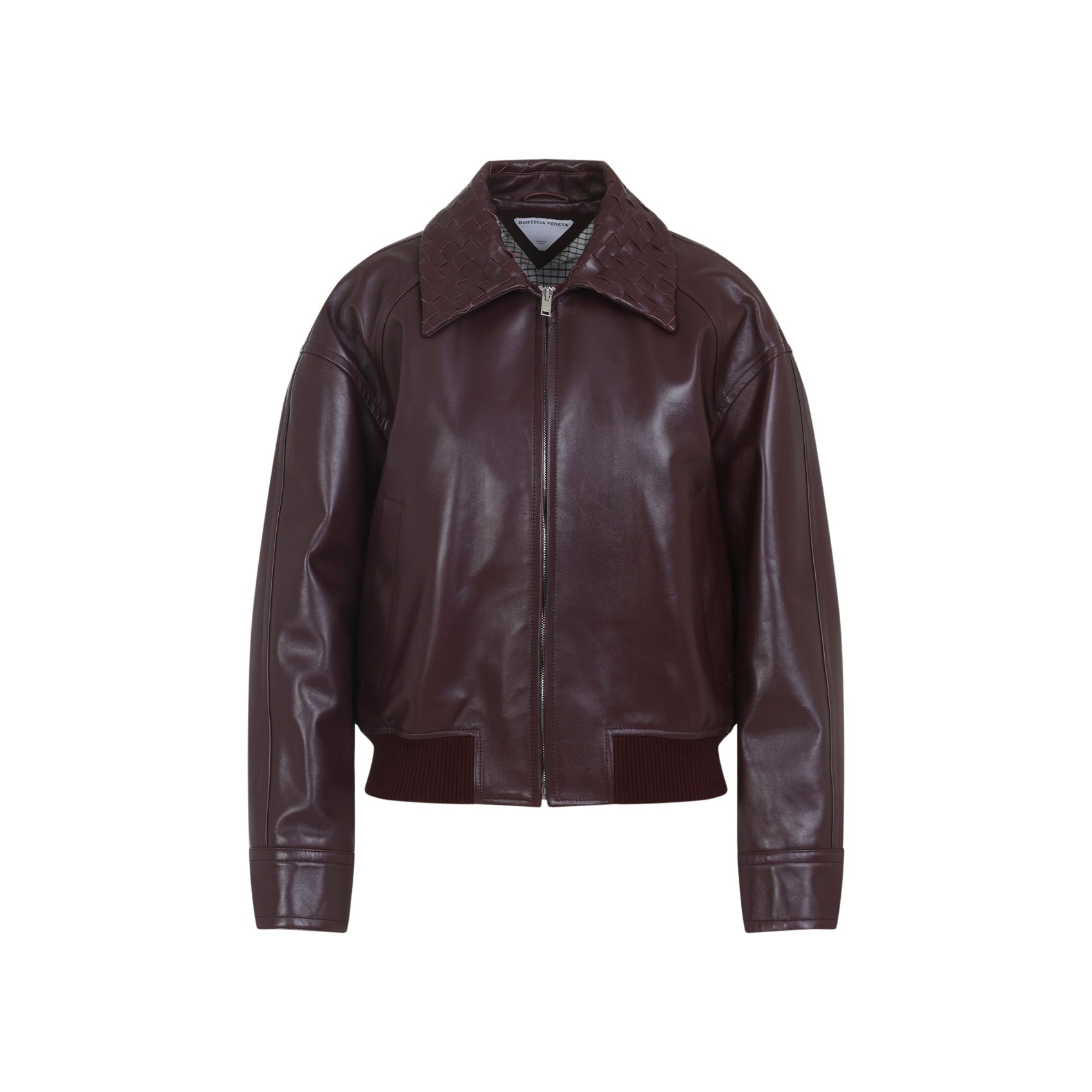 BOTTEGA VENETA Women's Modern Leather Jacket