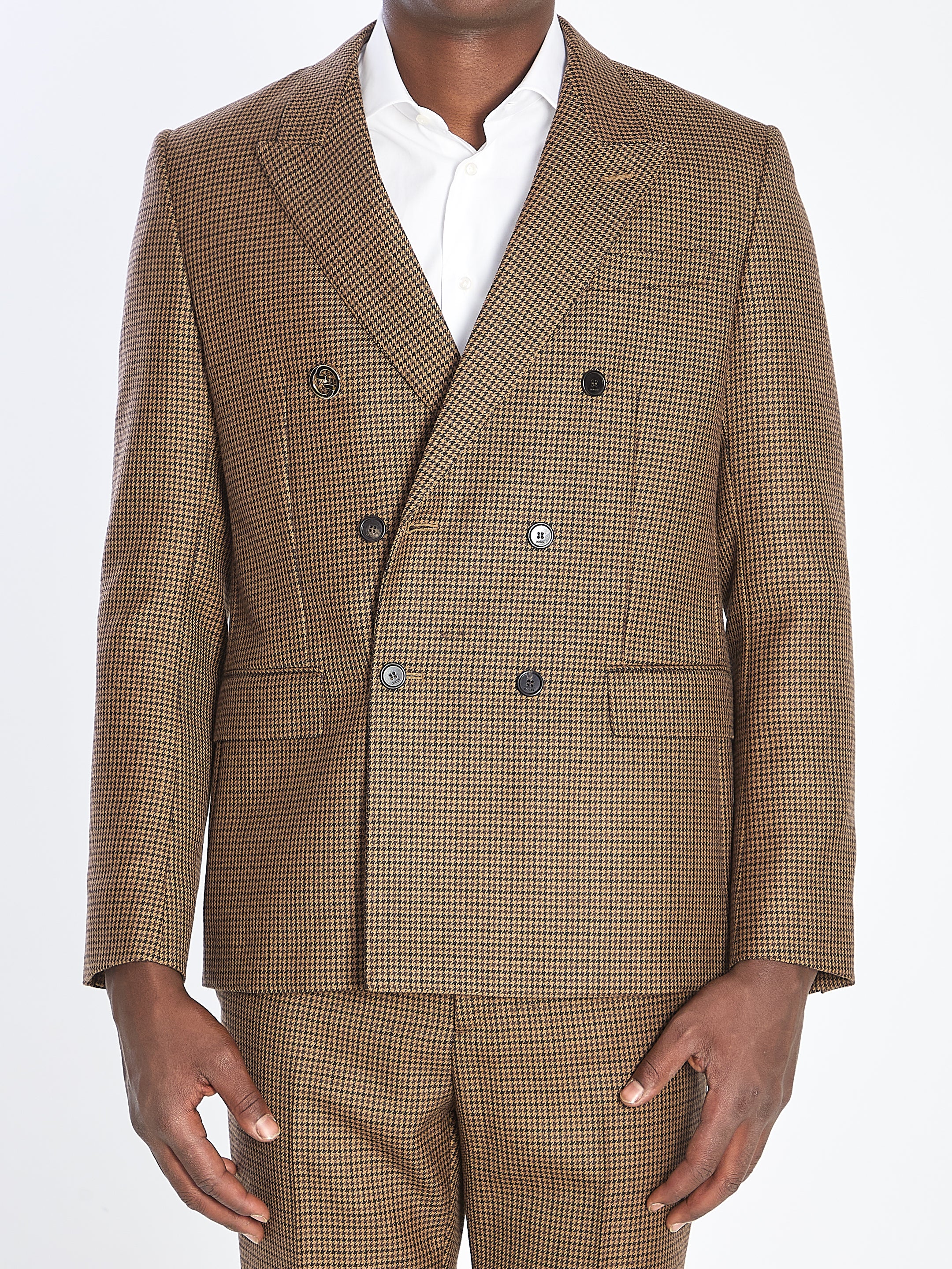 GUCCI Wool Tweed Jacket - Size 48 IT