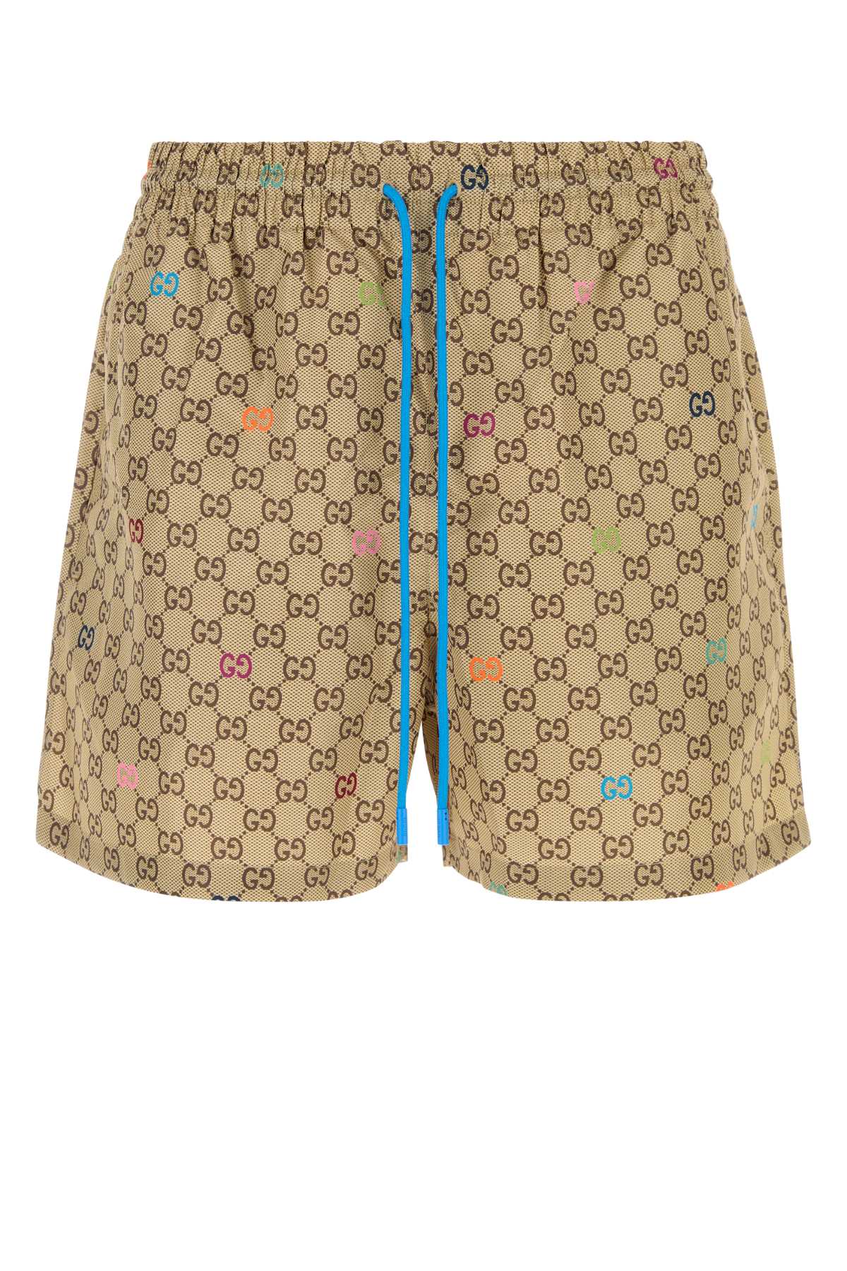 GUCCI Printed Polyester Mini Swimming Shorts for Men - FW25