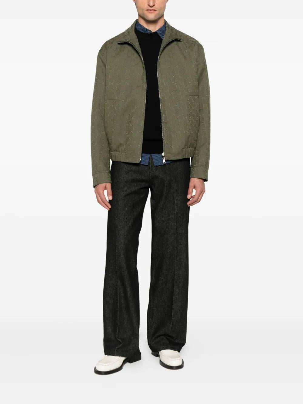 GUCCI Canvas Blouson Jacket for Men - FW25