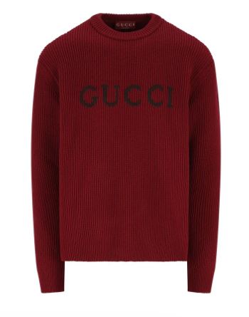 GUCCI Wool Blend Long Sleeve Sweater for Men