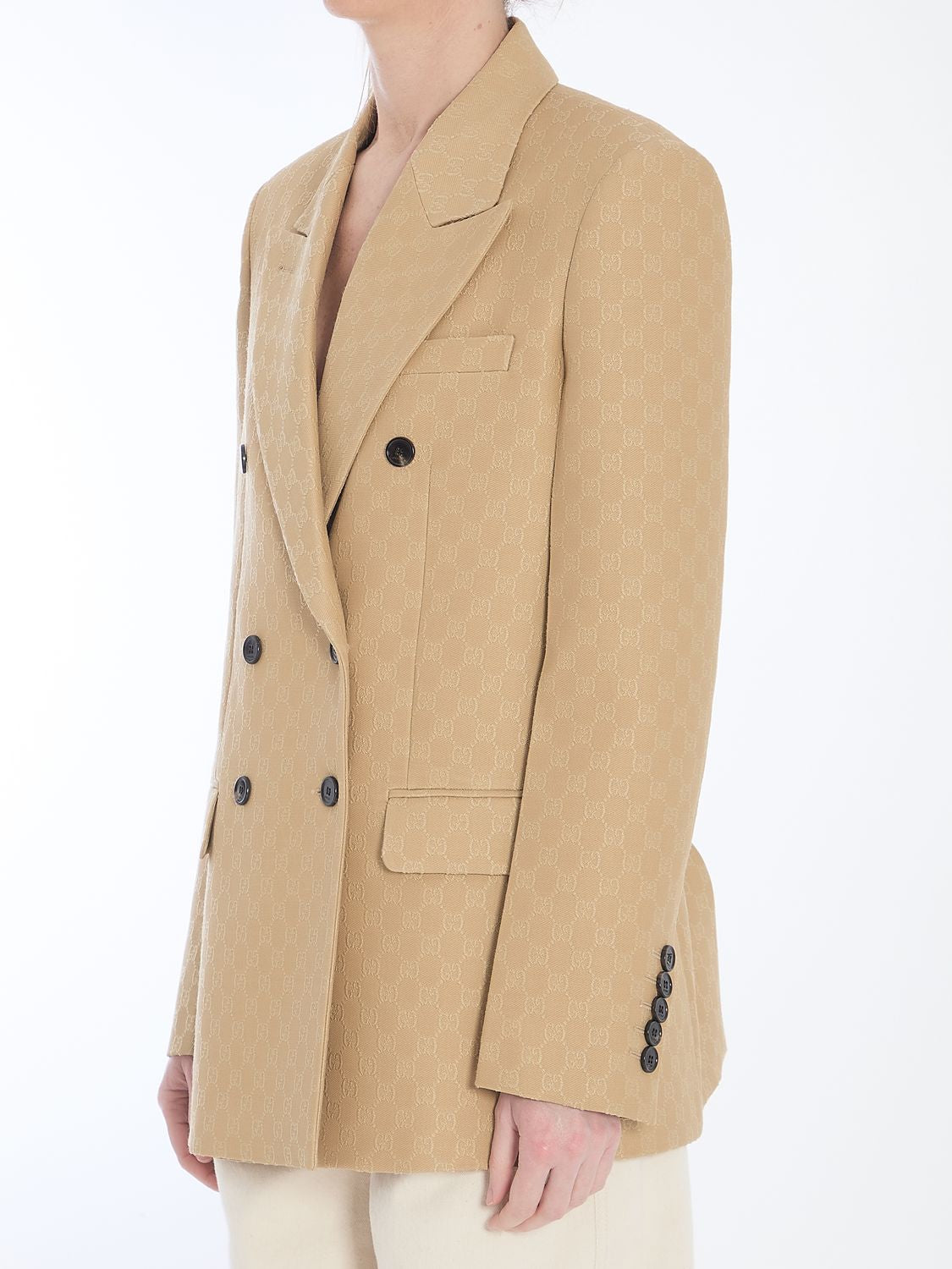 GUCCI Double-Breasted Jacket Size IT 42