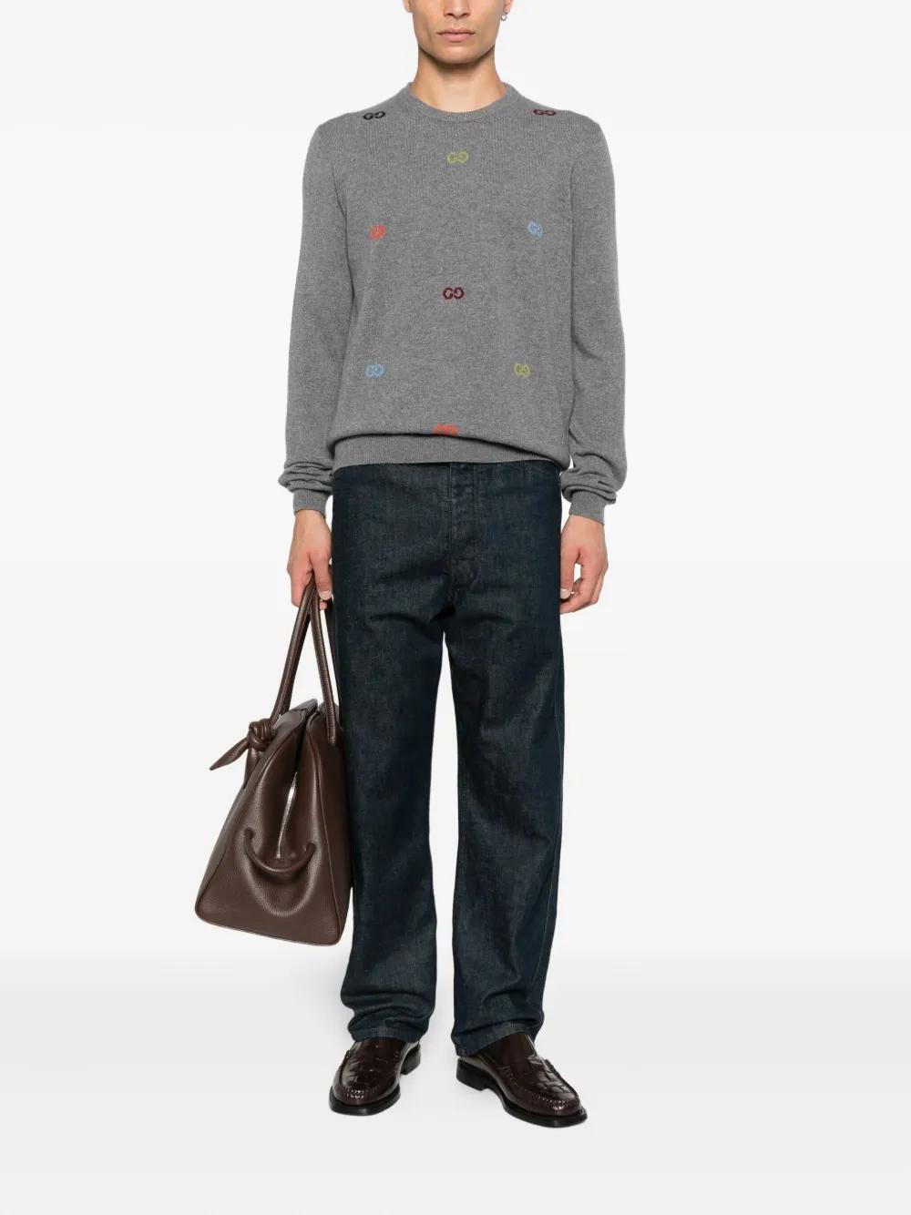 GUCCI Classic GG Cashmere Jumper - Size M