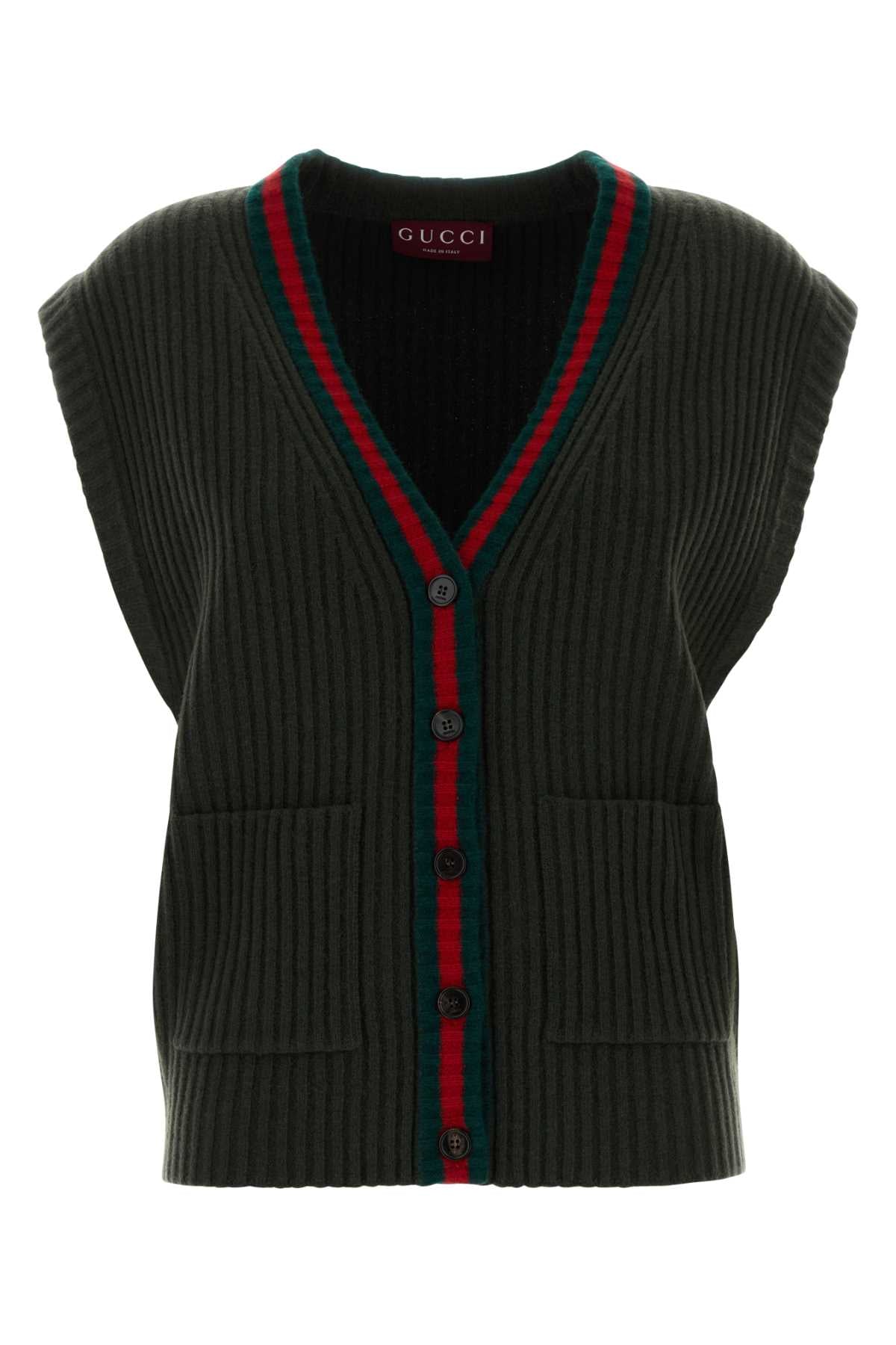 GUCCI Soft Wool Vest for Women - FW25 Collection