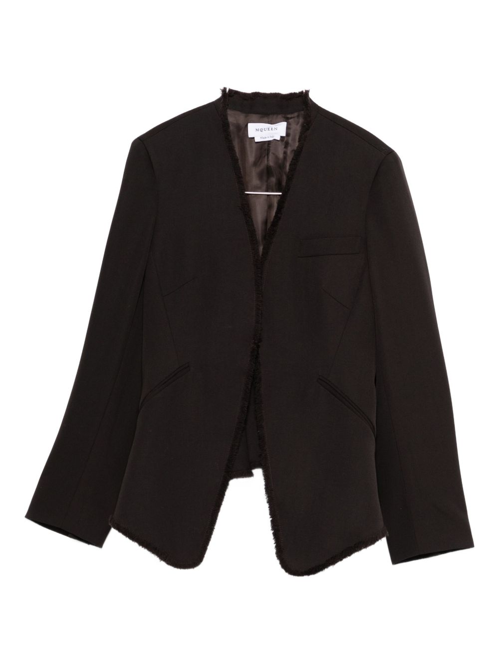 ALEXANDER MCQUEEN Wool Single-Breasted Jacket