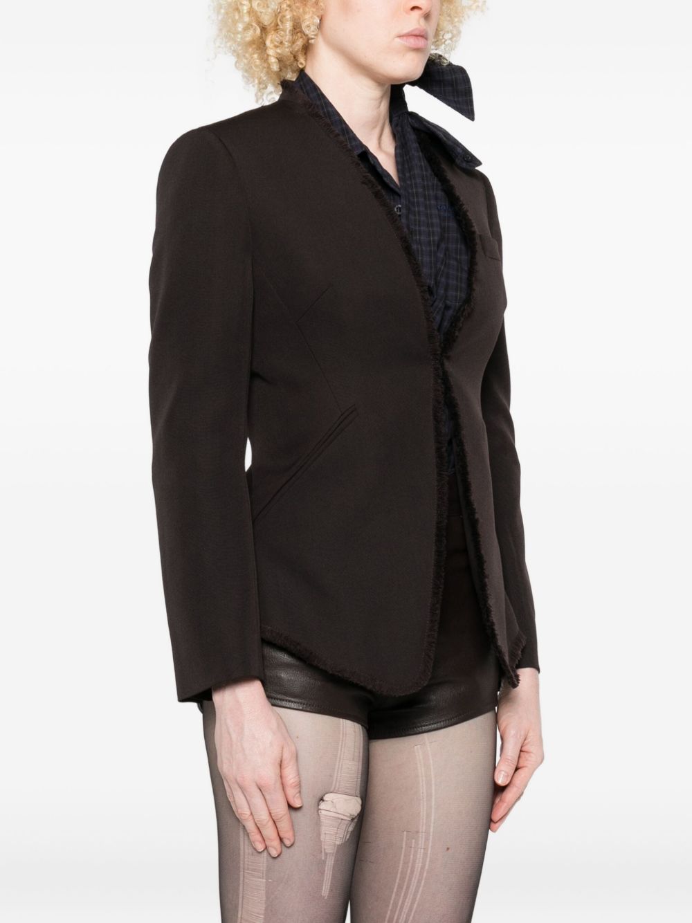 ALEXANDER MCQUEEN Wool Single-Breasted Jacket