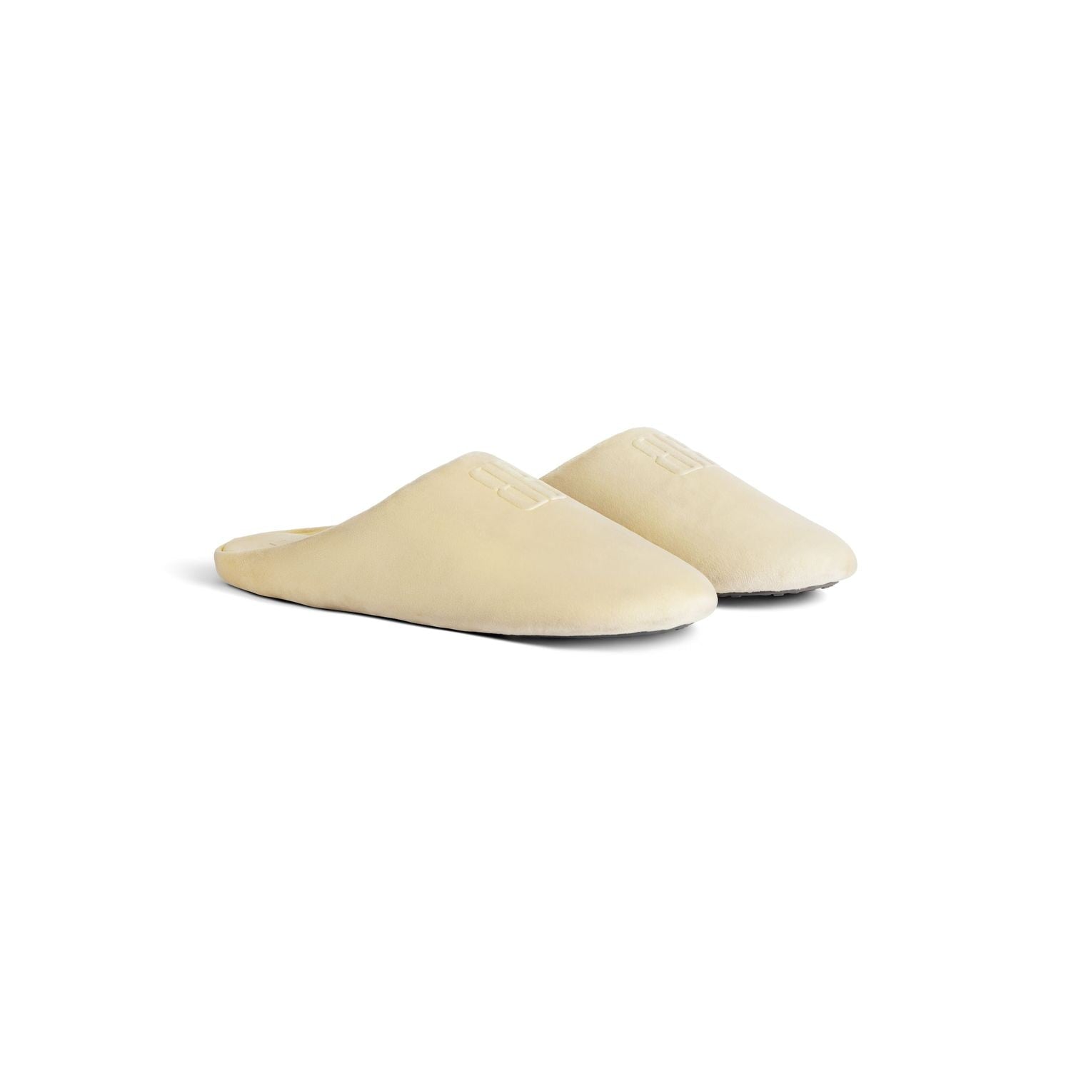 BALENCIAGA Chateau Flat Velvet Shoes for Men