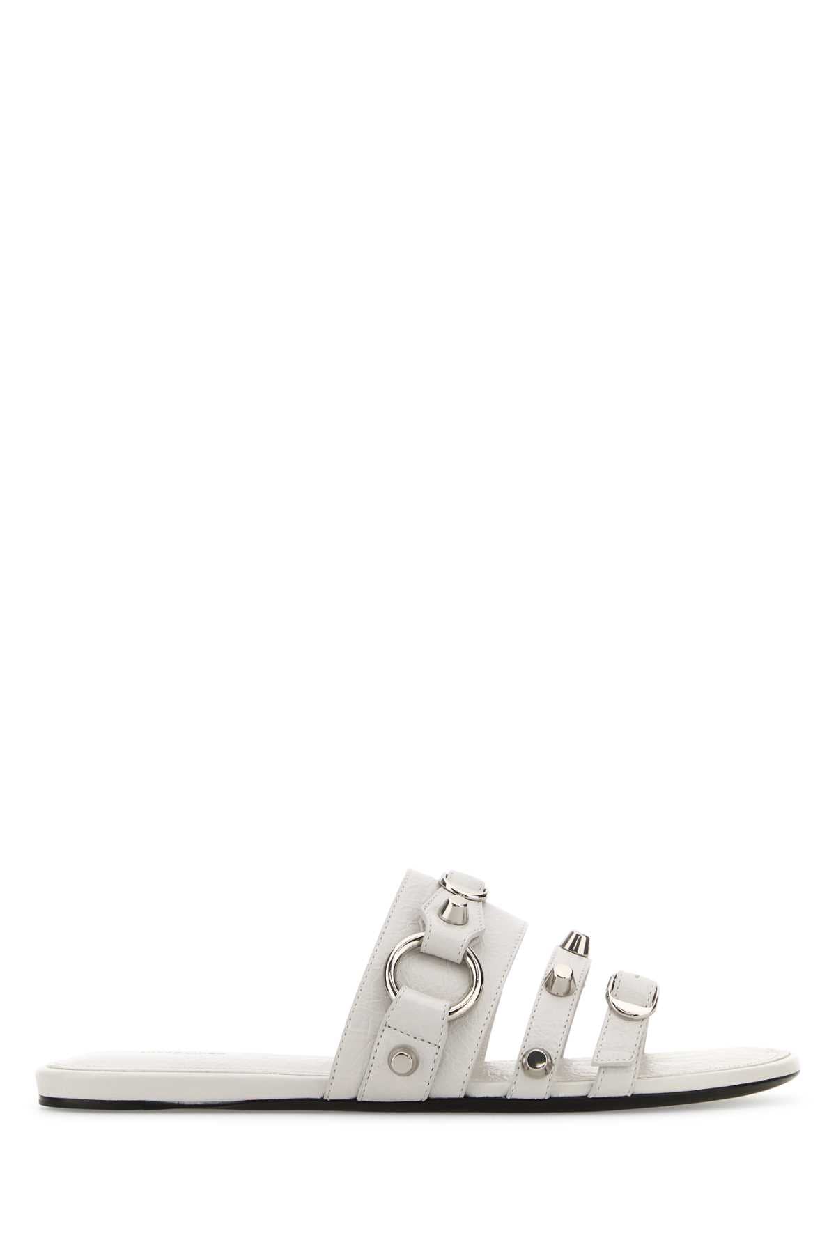 BALENCIAGA Luxury Leather City Slippers for Women