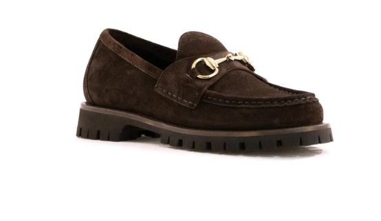 GUCCI Suede Horsebit Loafers for Women