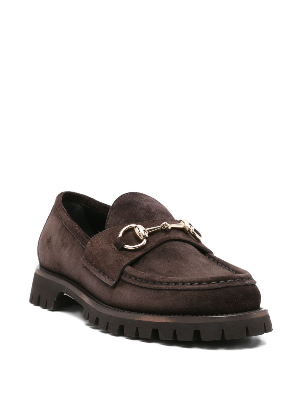 GUCCI Suede Horsebit Loafers for Women