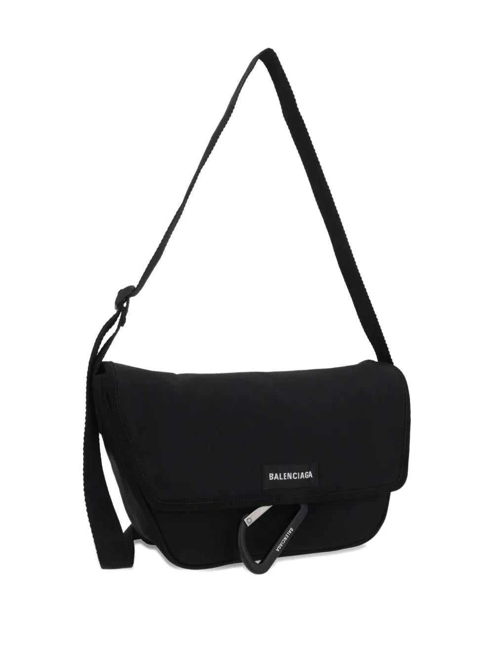 BALENCIAGA Logo-Patch Crossbody Handbag