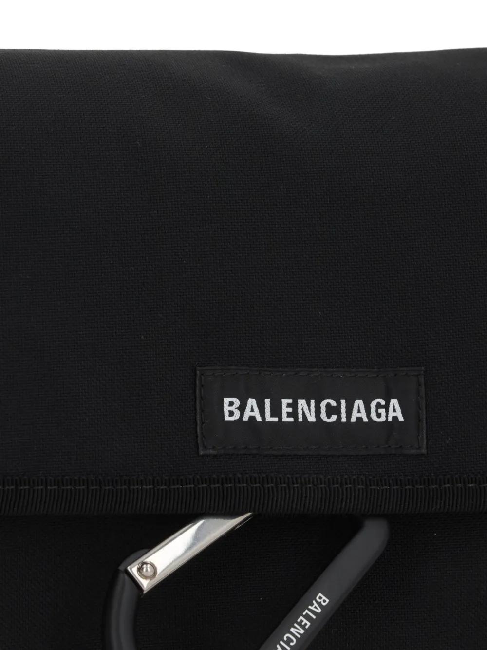 BALENCIAGA Logo-Patch Crossbody Handbag