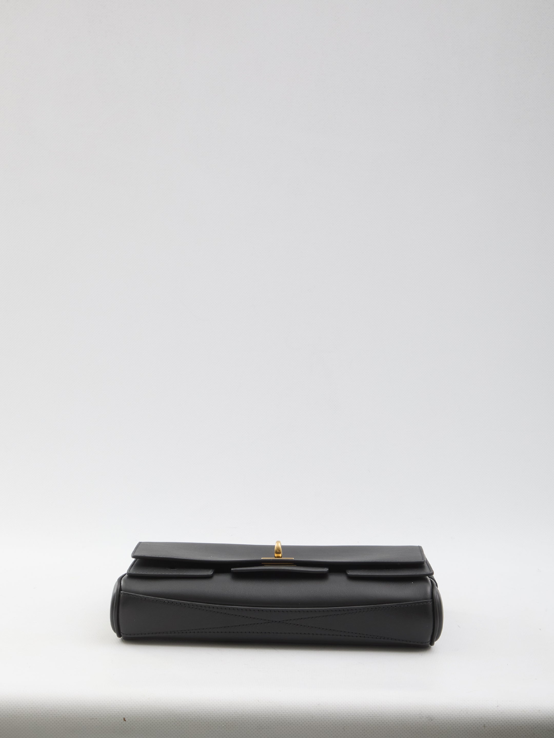 BALENCIAGA Mini Smooth Calfskin Leather Clutch