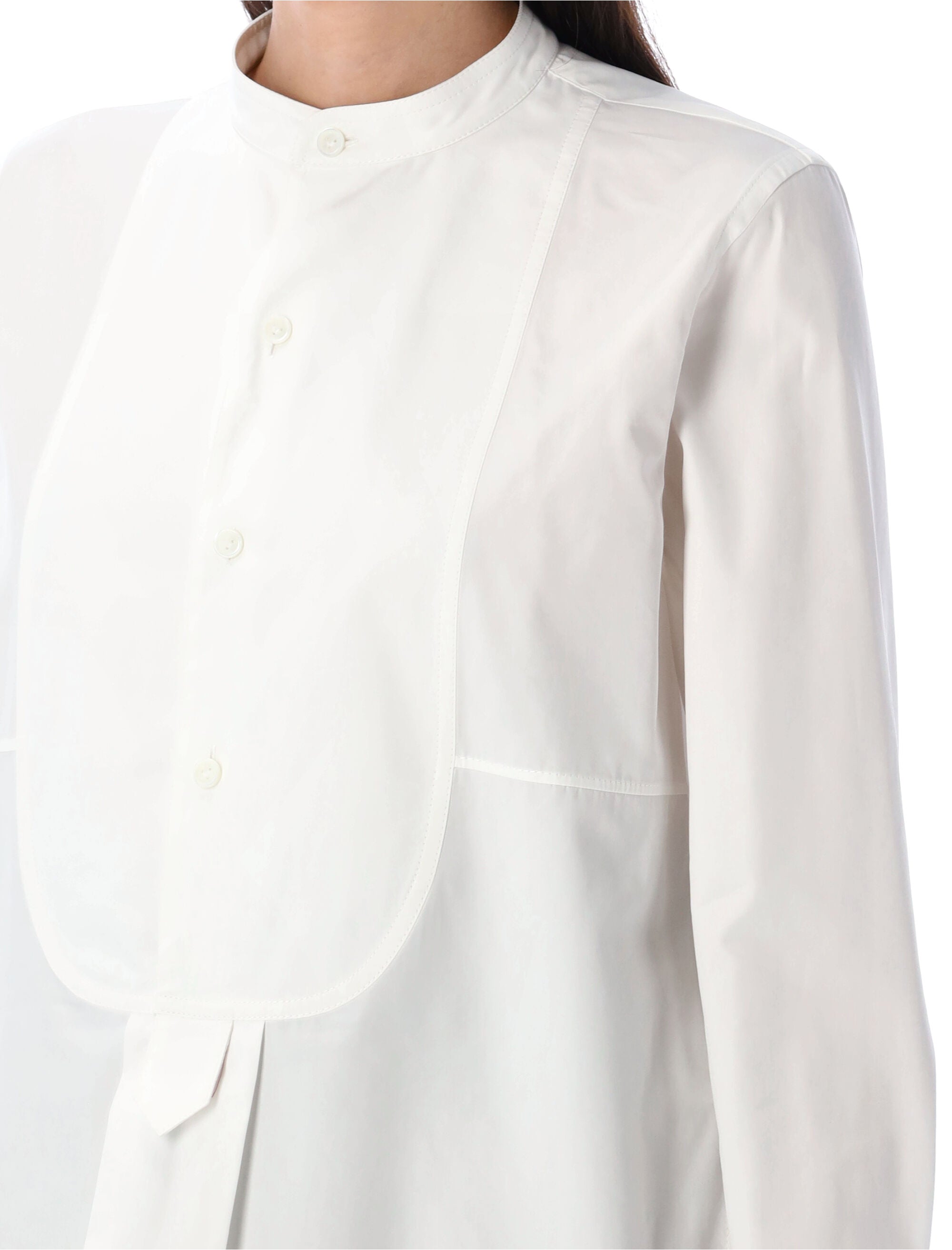 BOTTEGA VENETA Relaxed Fit Plastron Shirt - Size 38