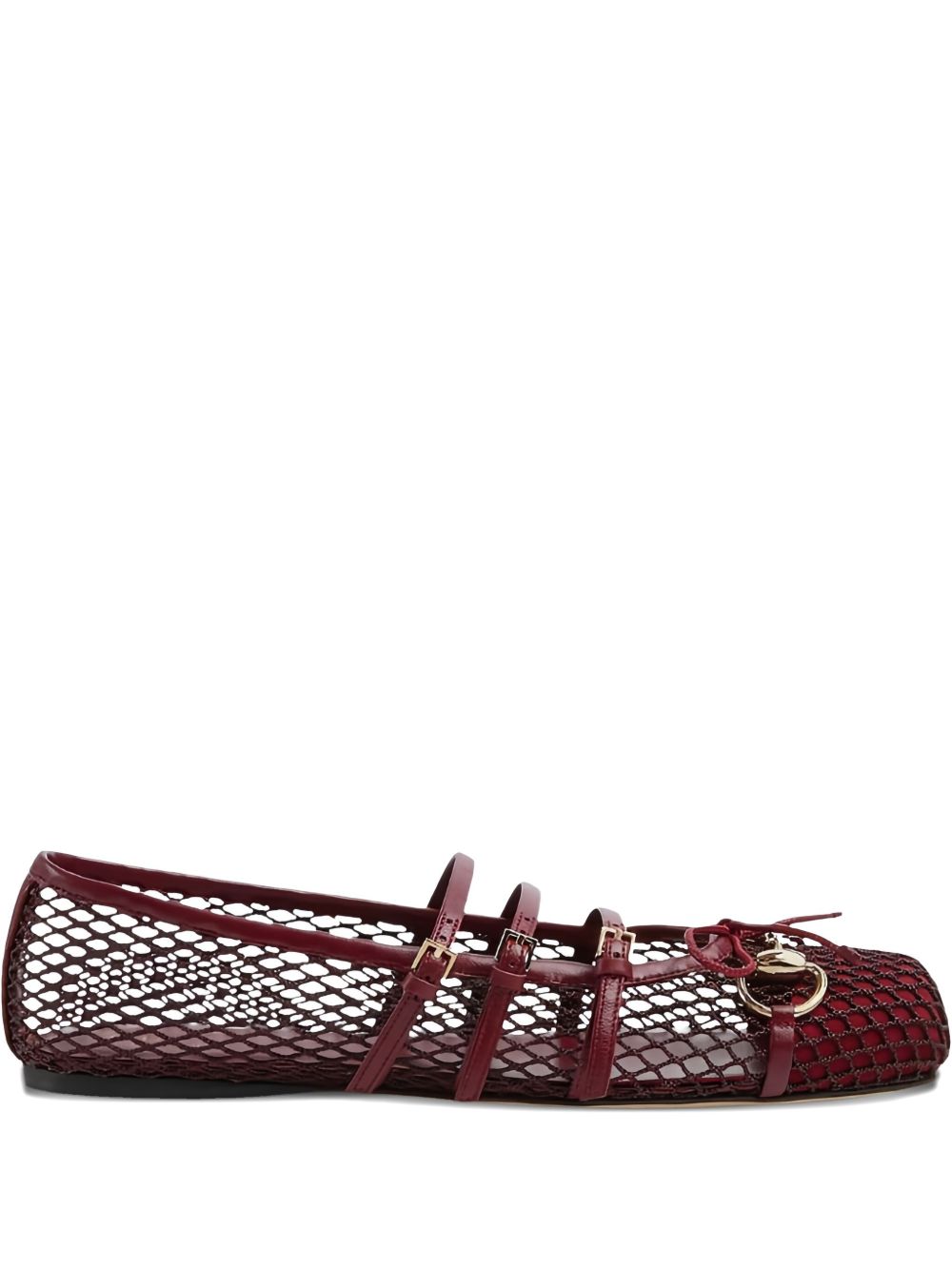 GUCCI Ballerina Flats with Horsebit Detail - Low Model