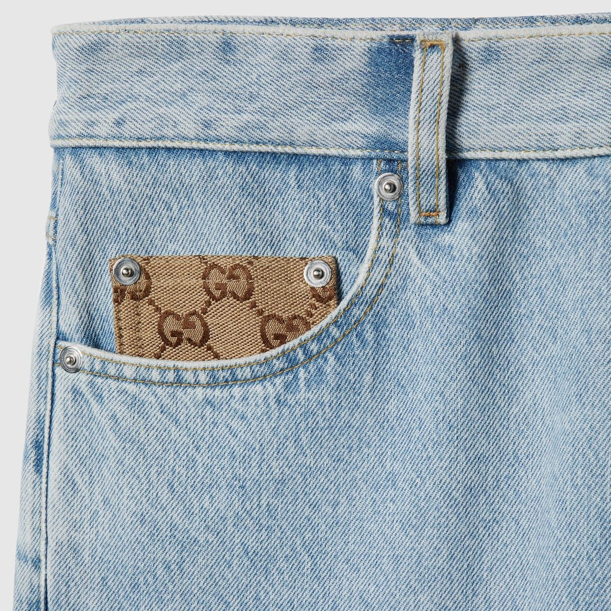GUCCI Classic Denim Cotton Jeans for Men
