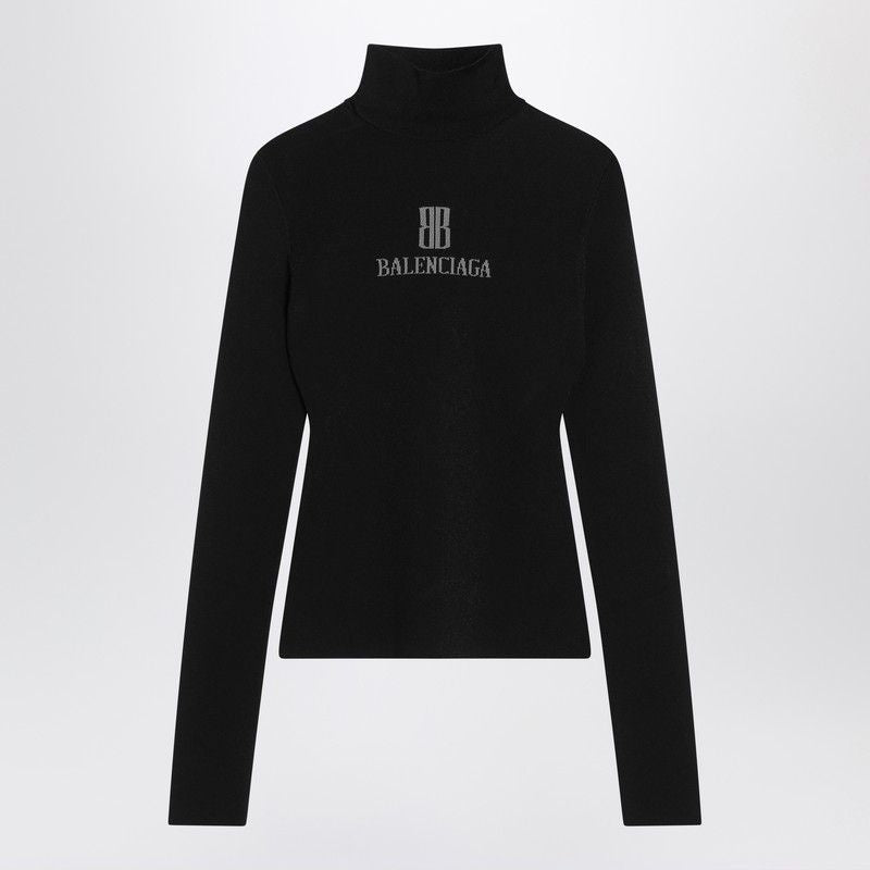 BALENCIAGA Mini Nano BB Turtleneck Sweater