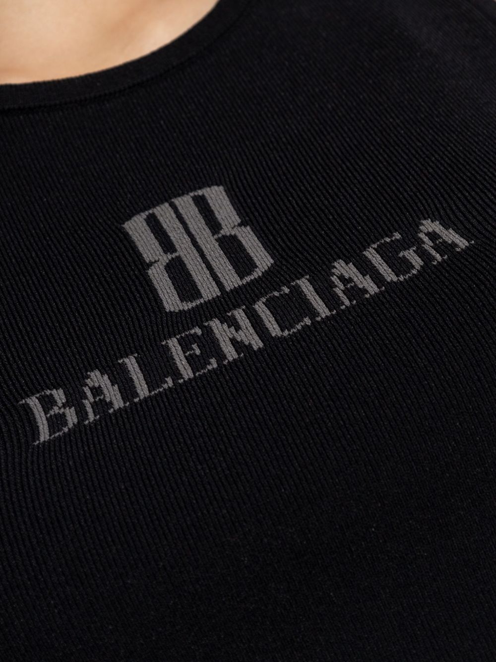 BALENCIAGA Women's Mini Tank Top with Signature Logo