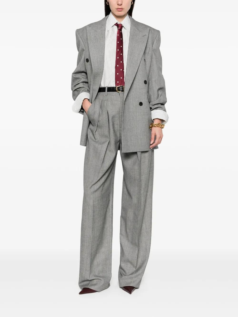 SAINT LAURENT Striped Cotton Shirt - Size 36