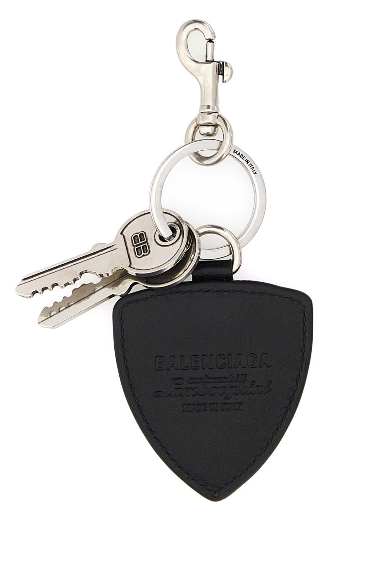 BALENCIAGA Lambo Shield Charm Keyring