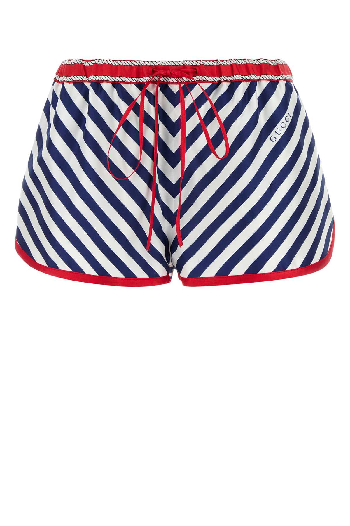 GUCCI Silk Printed Mini Shorts for Women