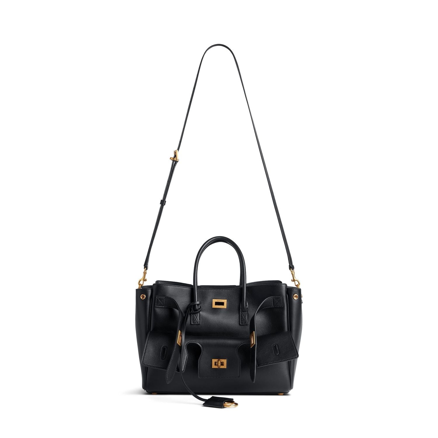 BALENCIAGA Mini Leather Tote Handbag