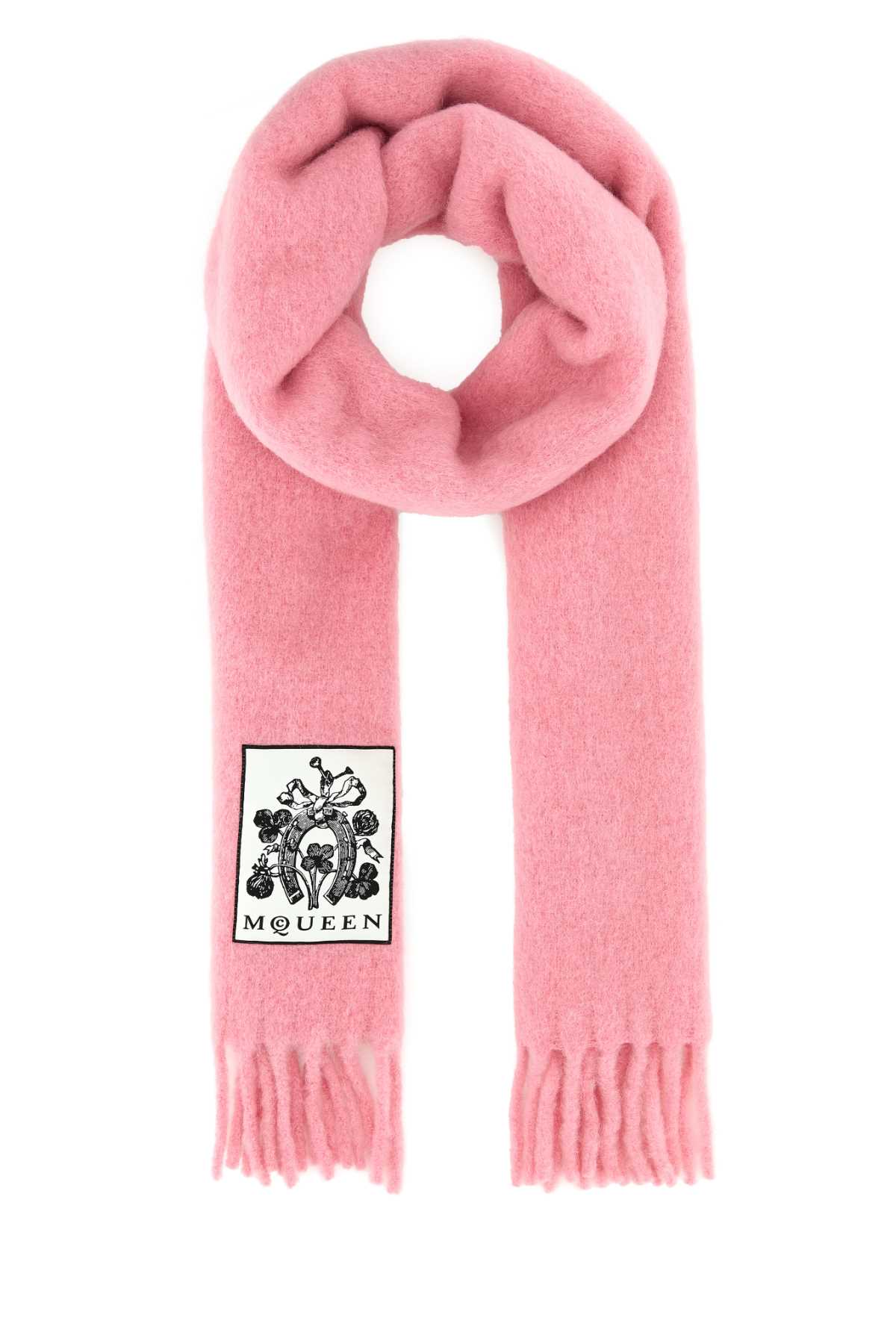 ALEXANDER MCQUEEN Cozy Alpaca Blend Scarf