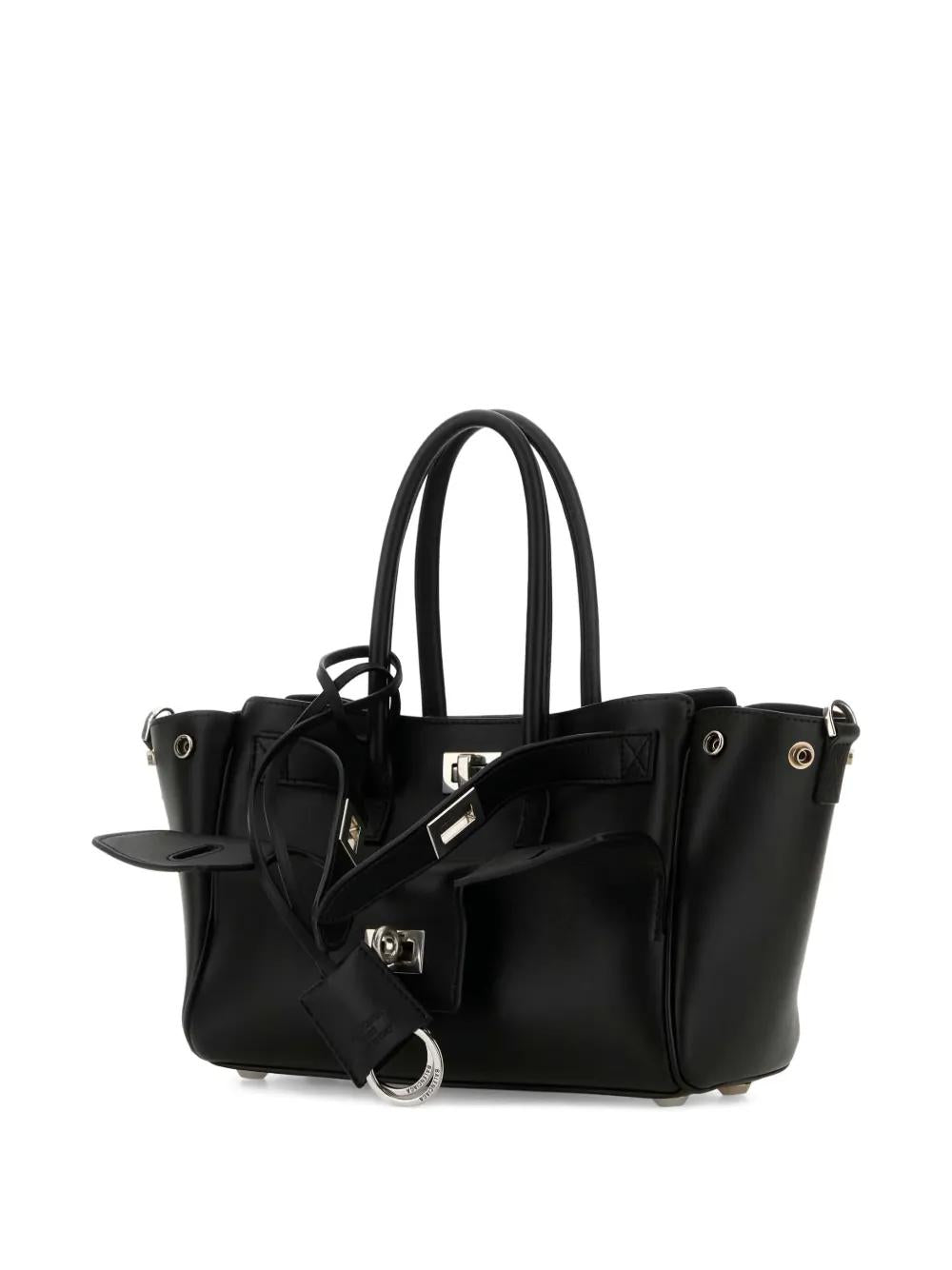 BALENCIAGA Mini Leather Shoulder Bag - 23cm x 17cm x 9cm